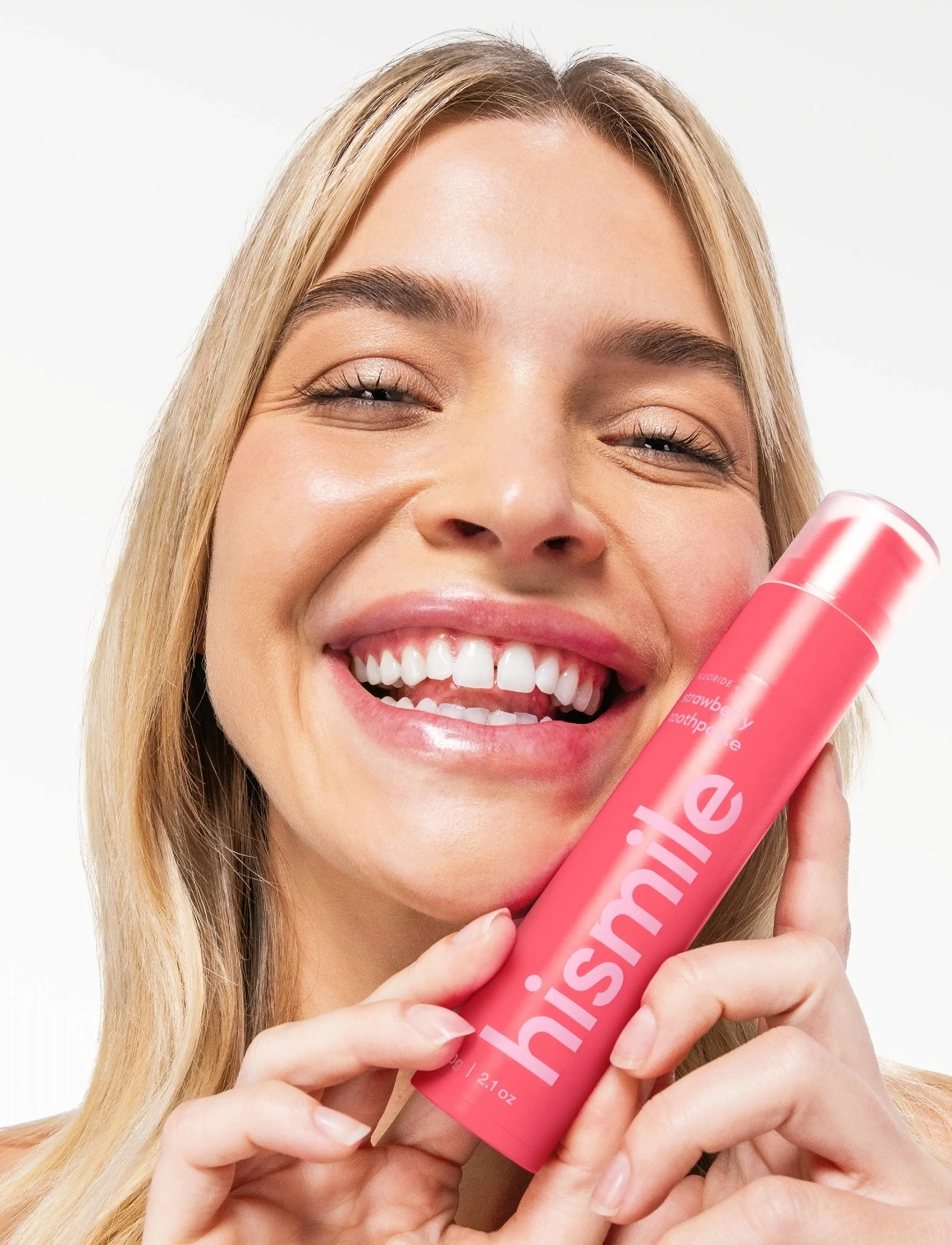 Hismile - Strawberry Toothpaste - lägsta priserna - strawberry - 2