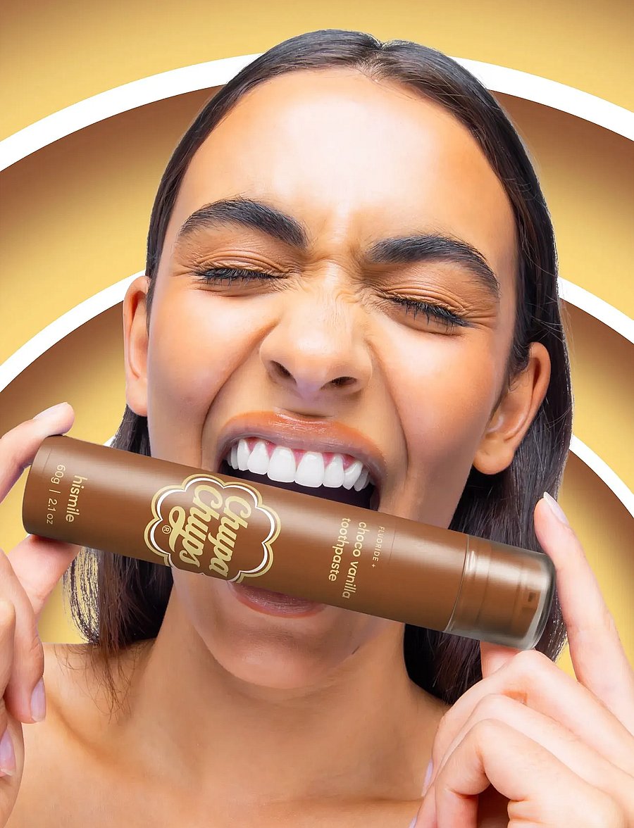 Hismile - Chupa Chups Toothpaste - tandkräm - choco vanilla - 0