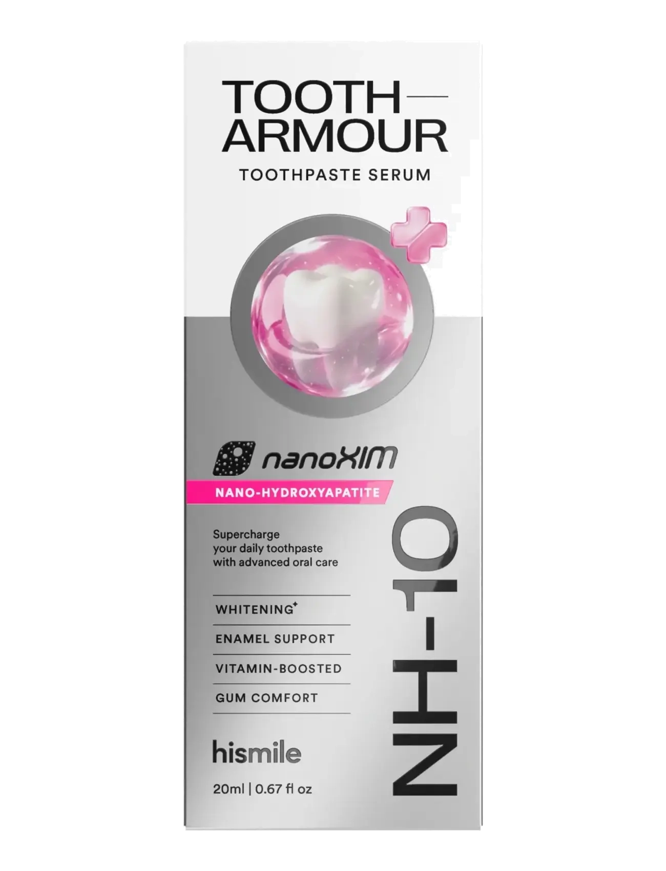 Hismile Tooth Armour Toothpaste Serum, Tandpasta, Pink, Str: 20 ML