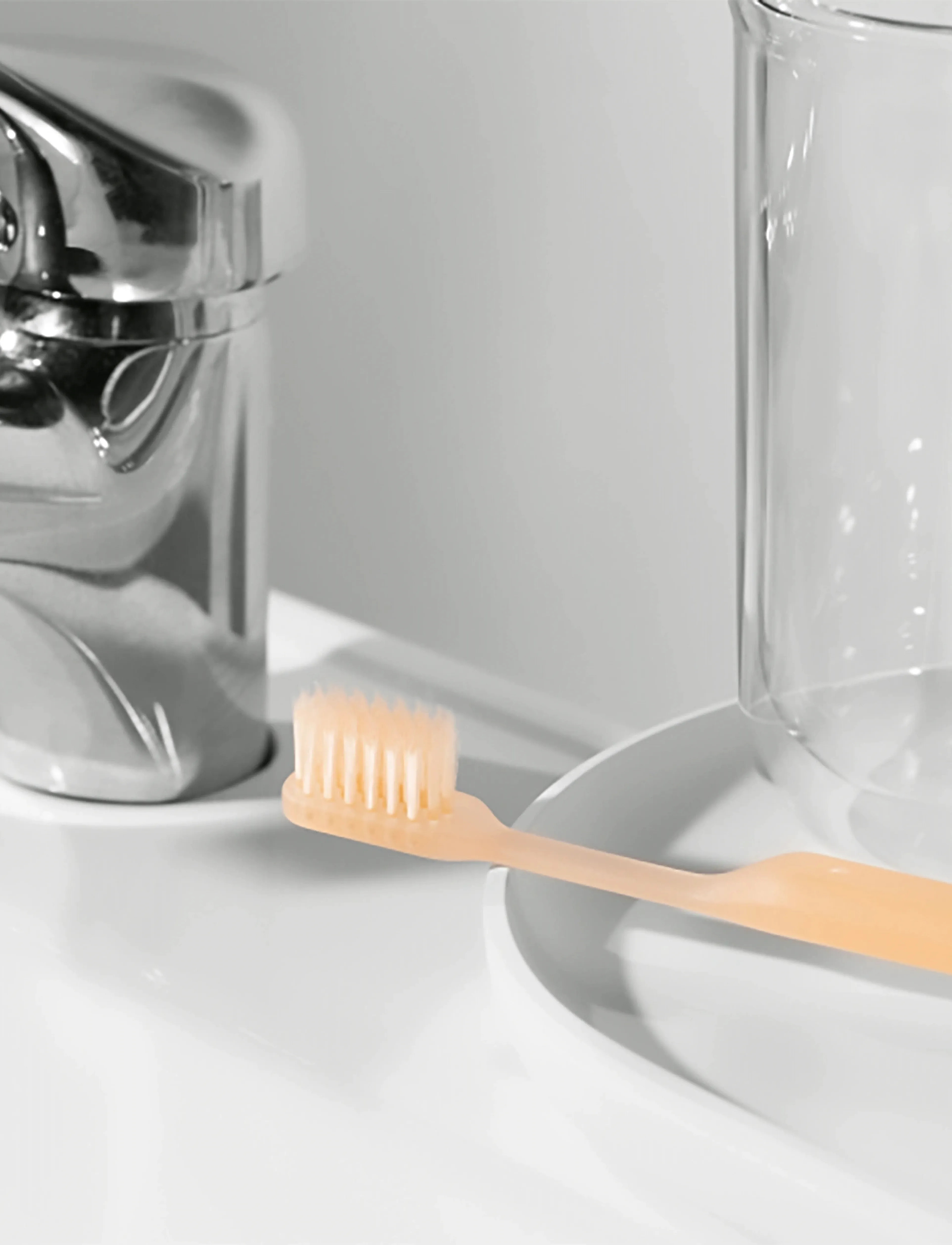 Hismile - Toothbrush - tandbørster - peach - 2