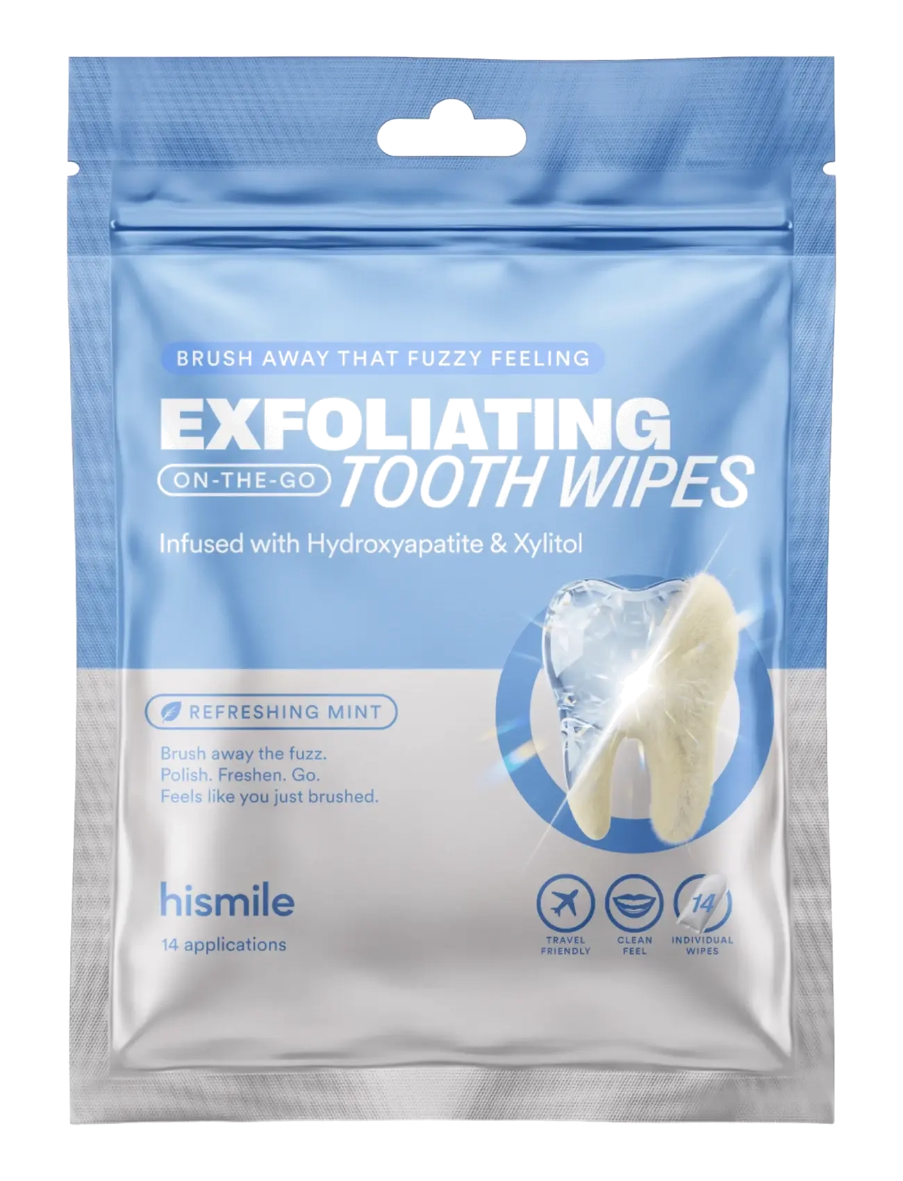 Exfoliating Tooth Wipes 14Pk