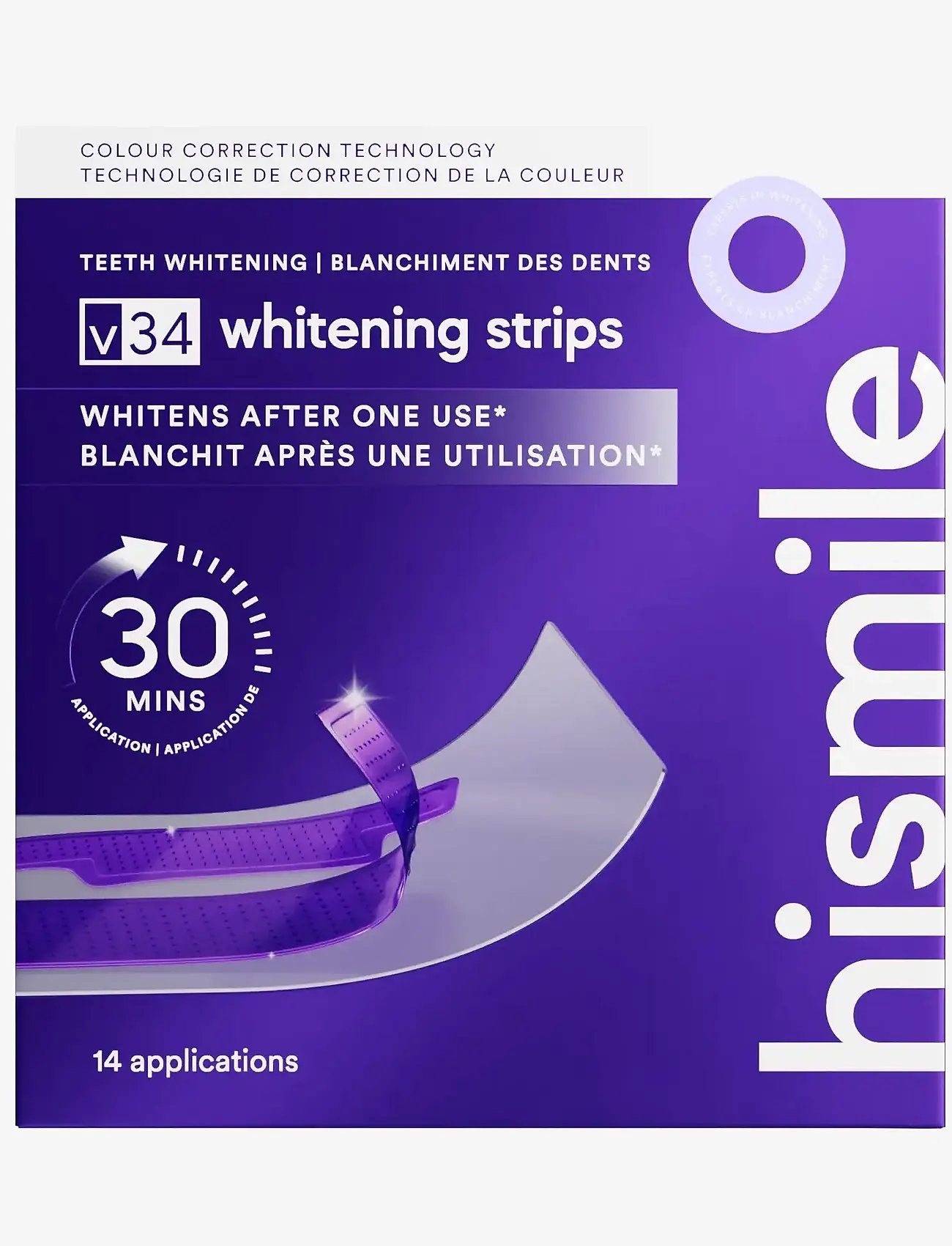 Hismile - V34 Teeth Whitening Strips (14pk) - tandblegning - whitening - 1