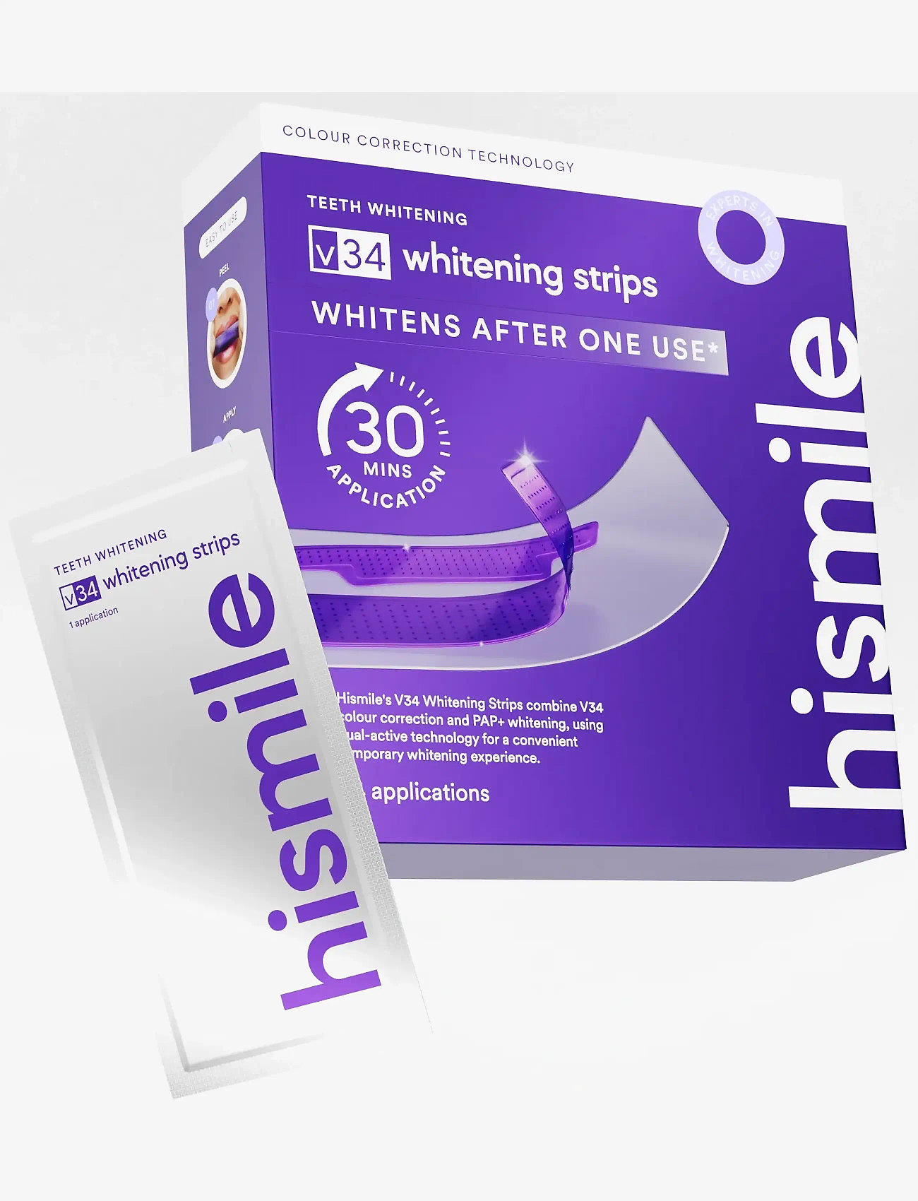Hismile - V34 Teeth Whitening Strips (14pk) - tandblegning - whitening - 2