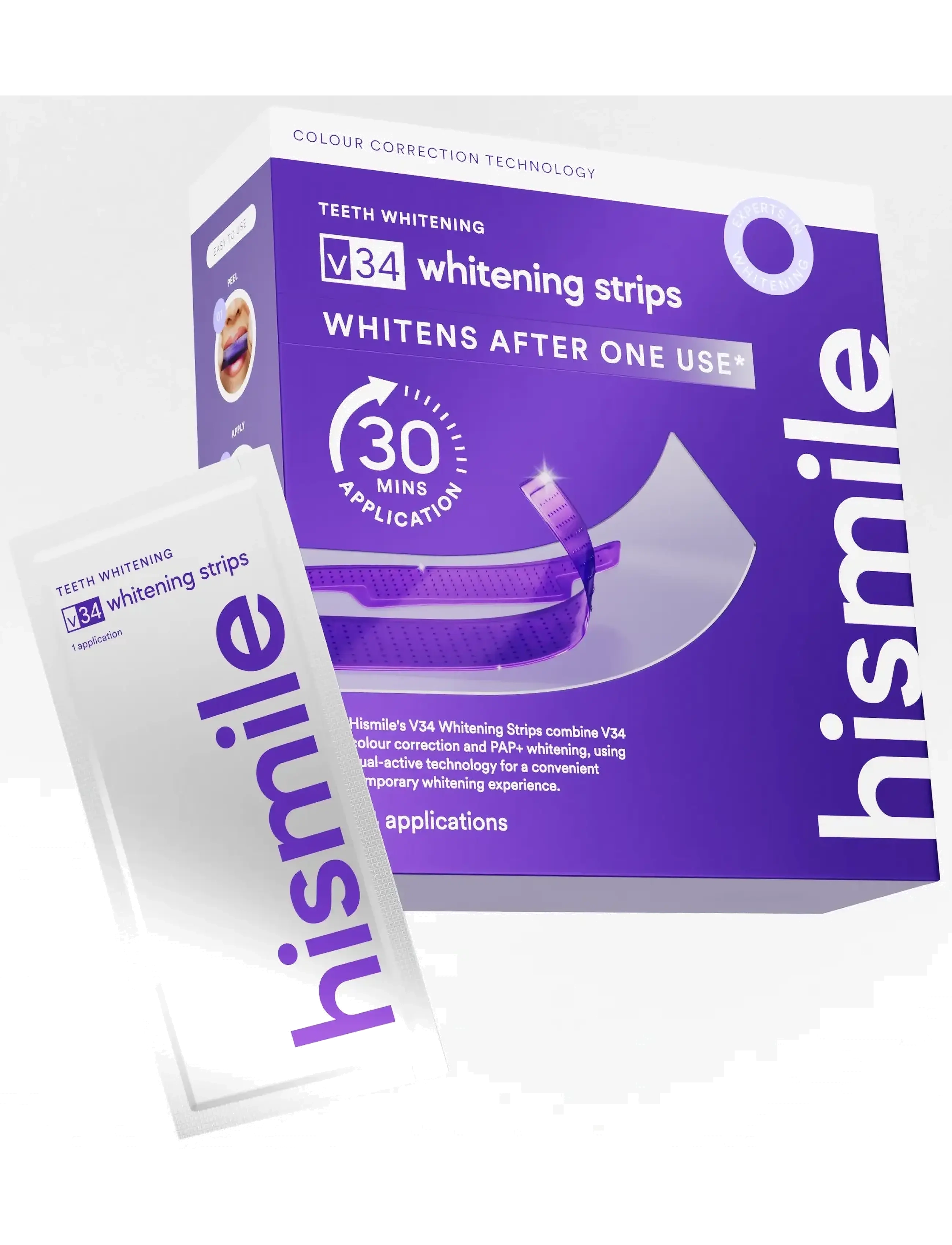 Hismile - V34 Teeth Whitening Strips (14pk) - tandblegning - whitening - 2