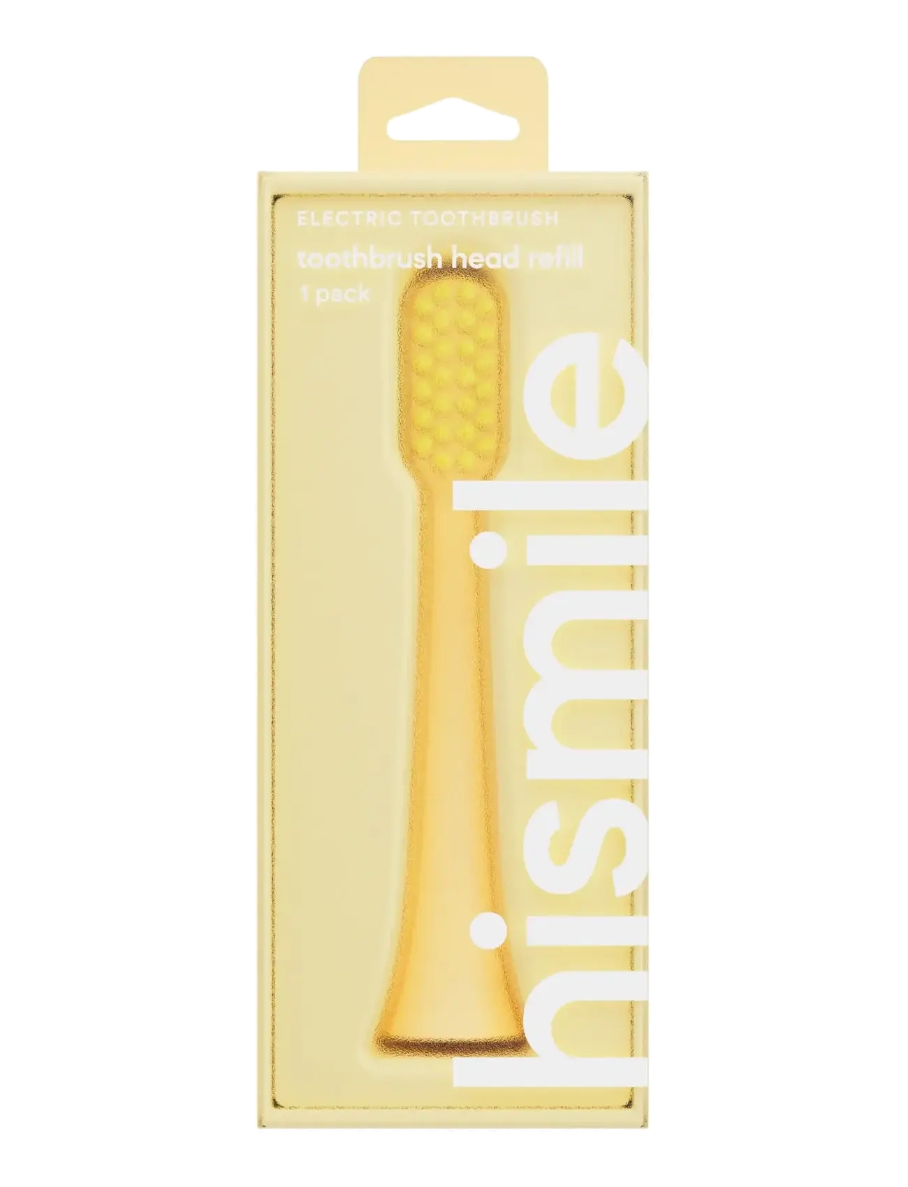 Hismile Toothbrush Head Refill, Tandbørste, Gul, Str: 1 PCS