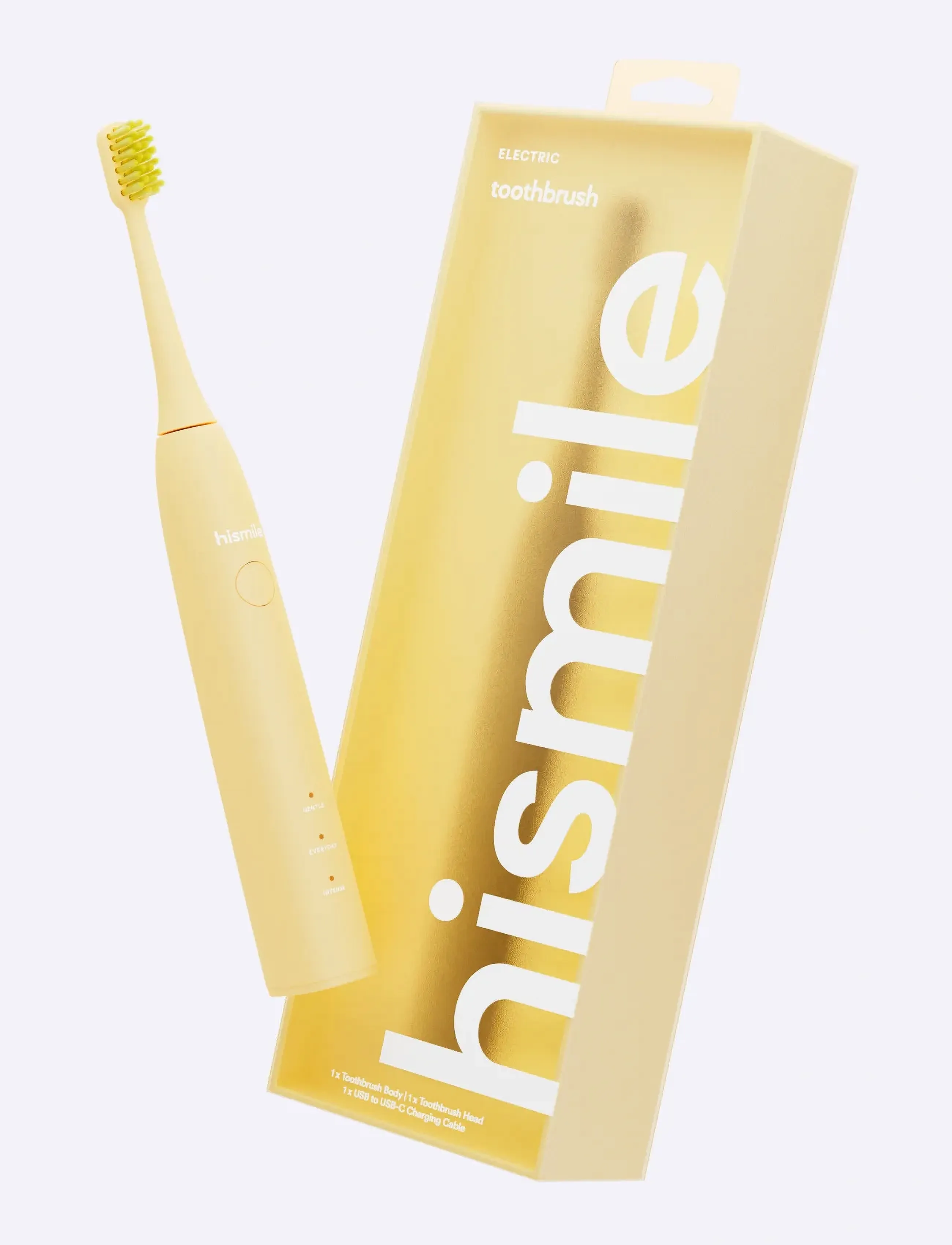 Hismile Electric Toothbrush, 1 PCS, Yellow, Mundhygiejne > Tandbørster, Dame