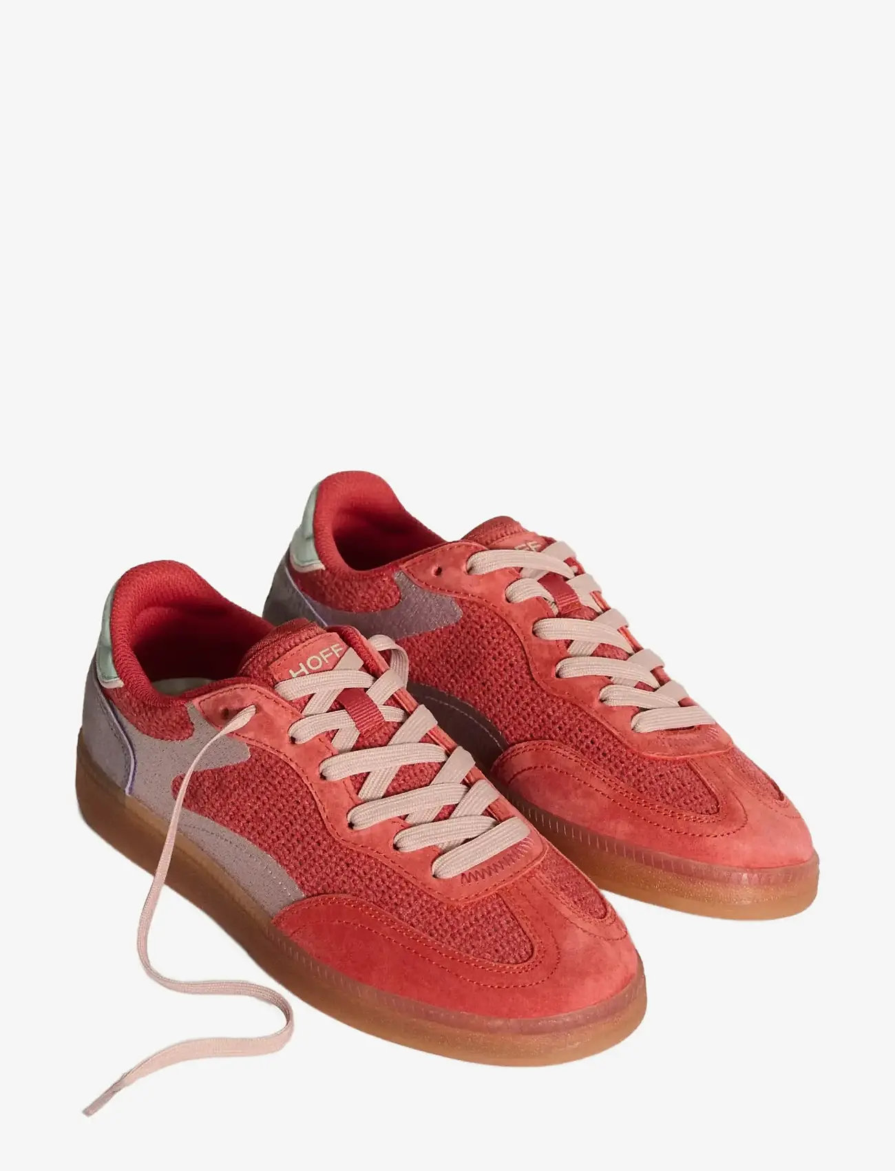Hoff - PARK CROCHET - low top sneakers - coral - 1