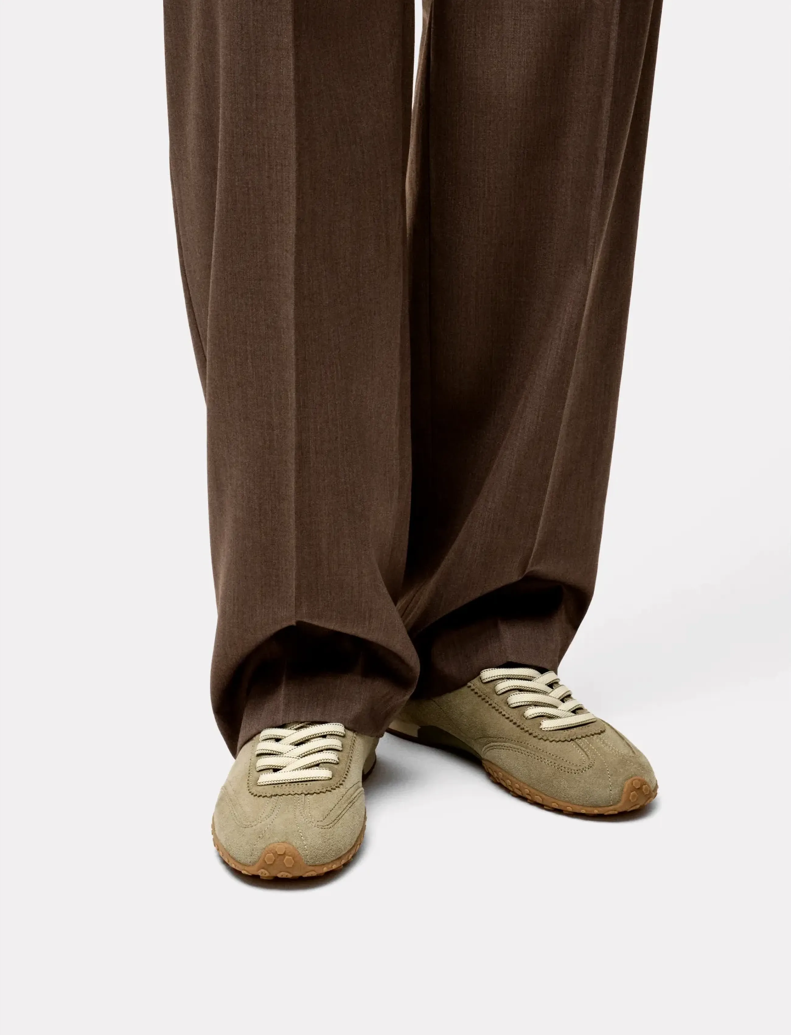 Hoff Bridge Fl, 38, Khaki green, Sneakers > Sneakers Med Lav Top, Dame