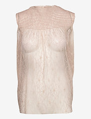 Hofmann Copenhagen - Marie-Rose Dust - sleeveless blouses - light pink - 0