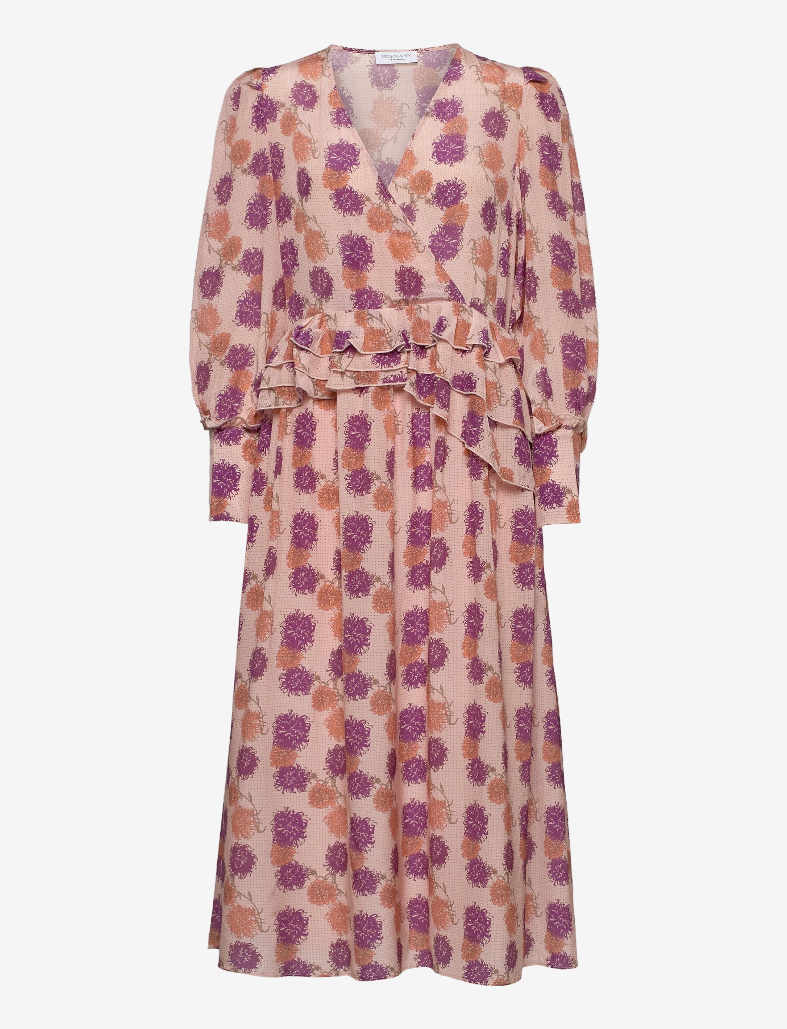 Hofmann Copenhagen - Ellie - midi dresses - rose cloud print - 0