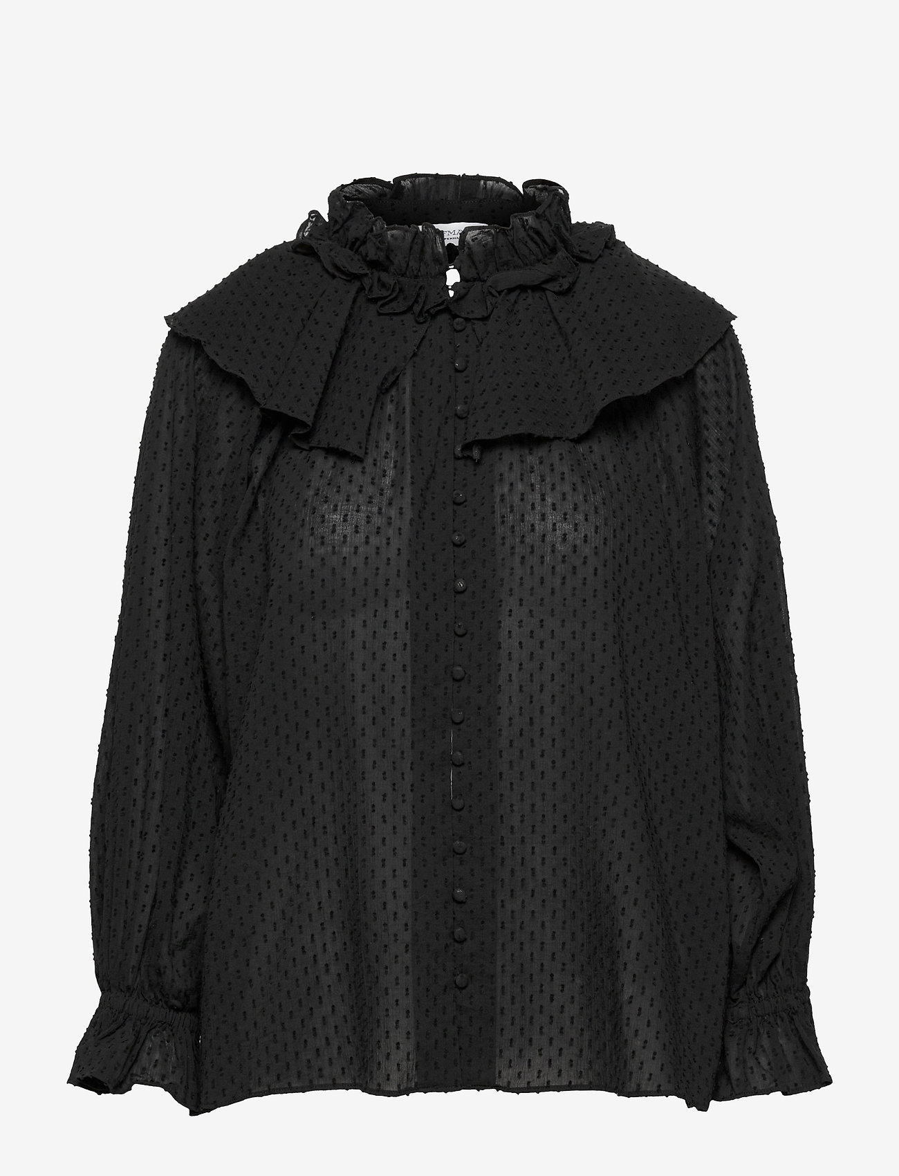 Hofmann Copenhagen - May - long-sleeved blouses - black - 0