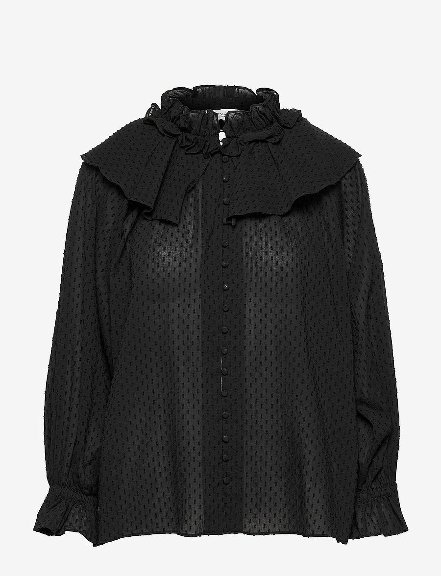 Hofmann Copenhagen - May - långärmade blusar - black - 0