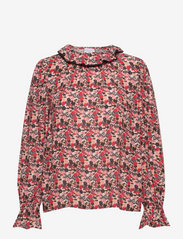 Hofmann Copenhagen - Ellis - long-sleeved blouses - creme print - 0