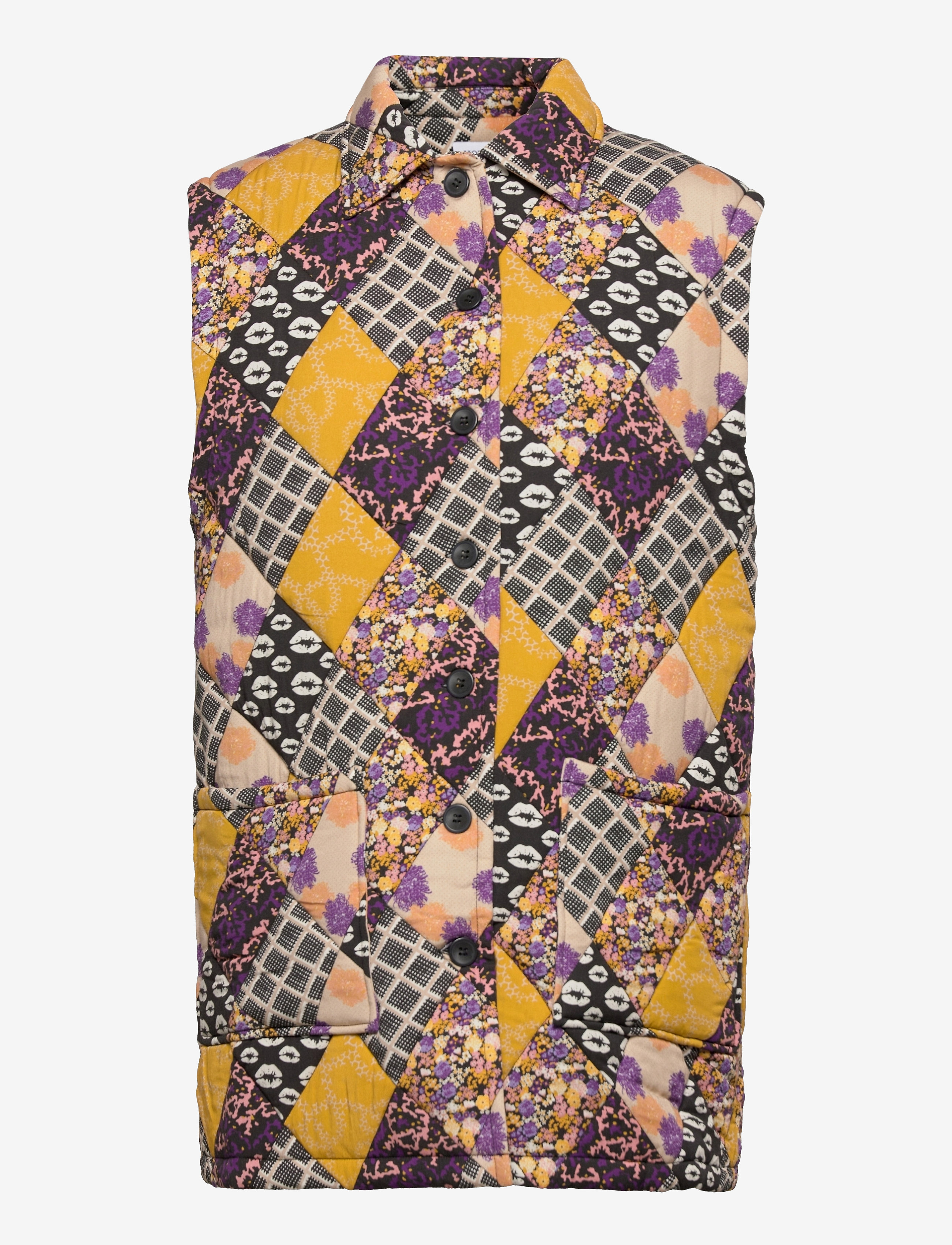 Hofmann Copenhagen Kamille, 36, Multi/patterned, Veste > Vatterede Veste, Dame