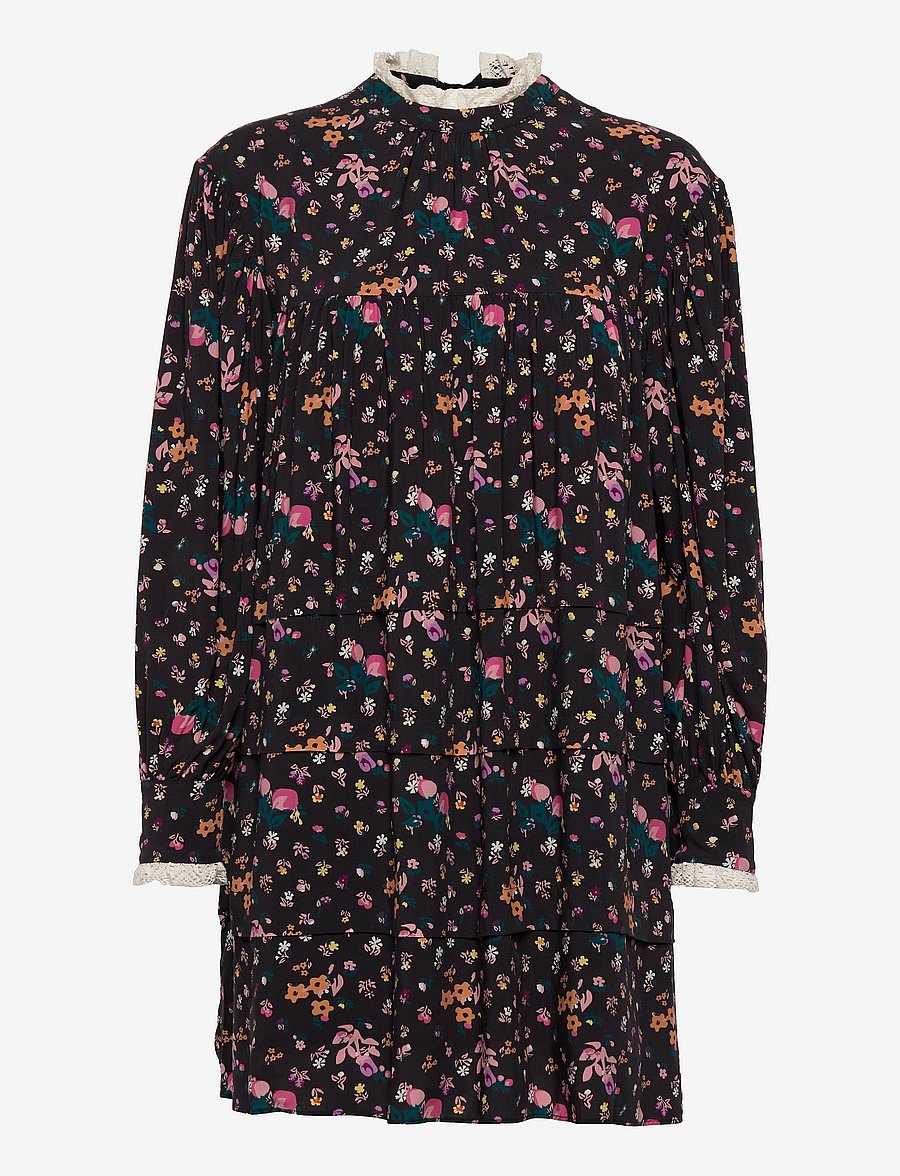 Hofmann Copenhagen - Josie - kurze kleider - black print - 1