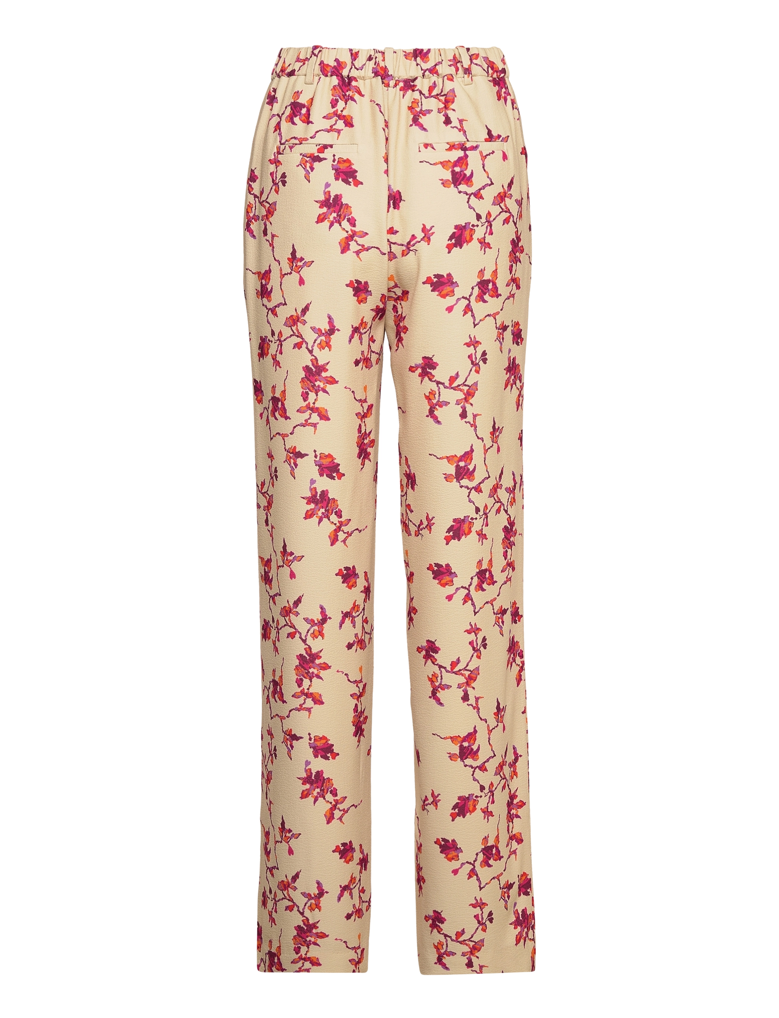 Hofmann Copenhagen - Silvaine - bukser med brede ben - creme print - 2