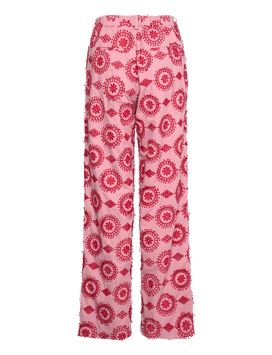 Hofmann Copenhagen - Silvan - wide leg trousers - lipstick - 2
