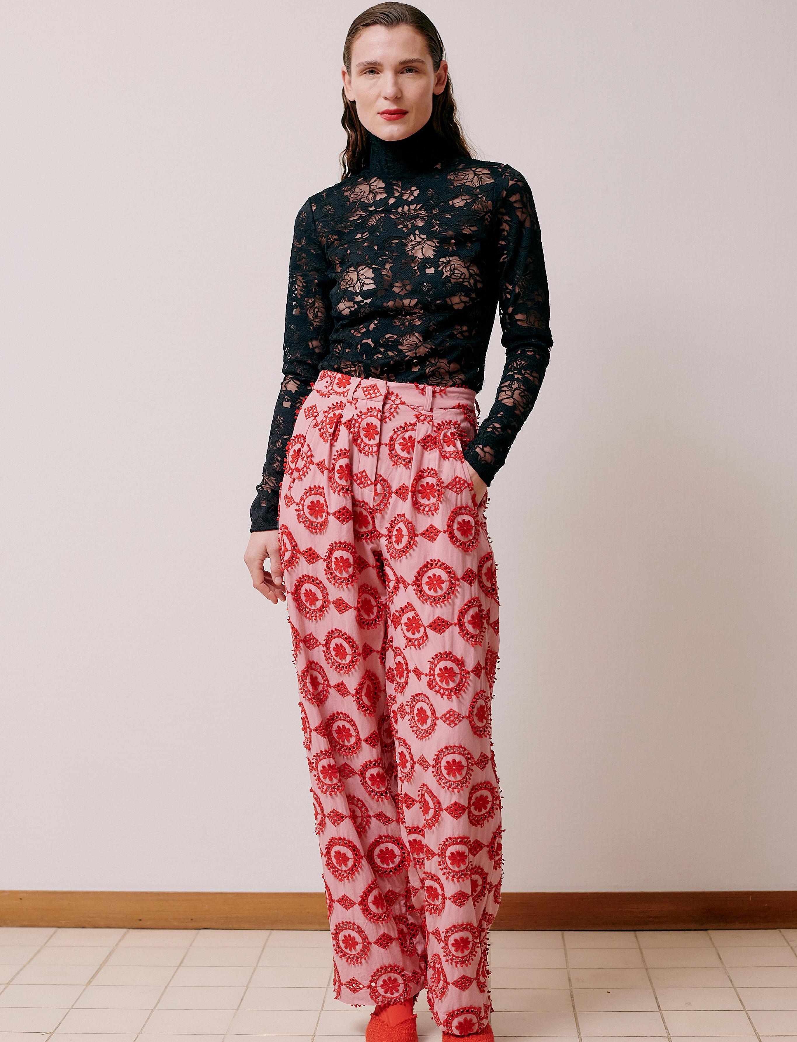 Hofmann Copenhagen Silvan, 36, Multi/patterned, Bukser > Brede Ben, Dame