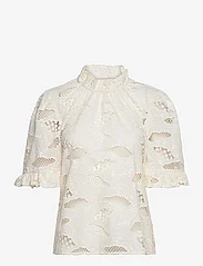 Hofmann Copenhagen - Ilia - short-sleeved blouses - creme - 0