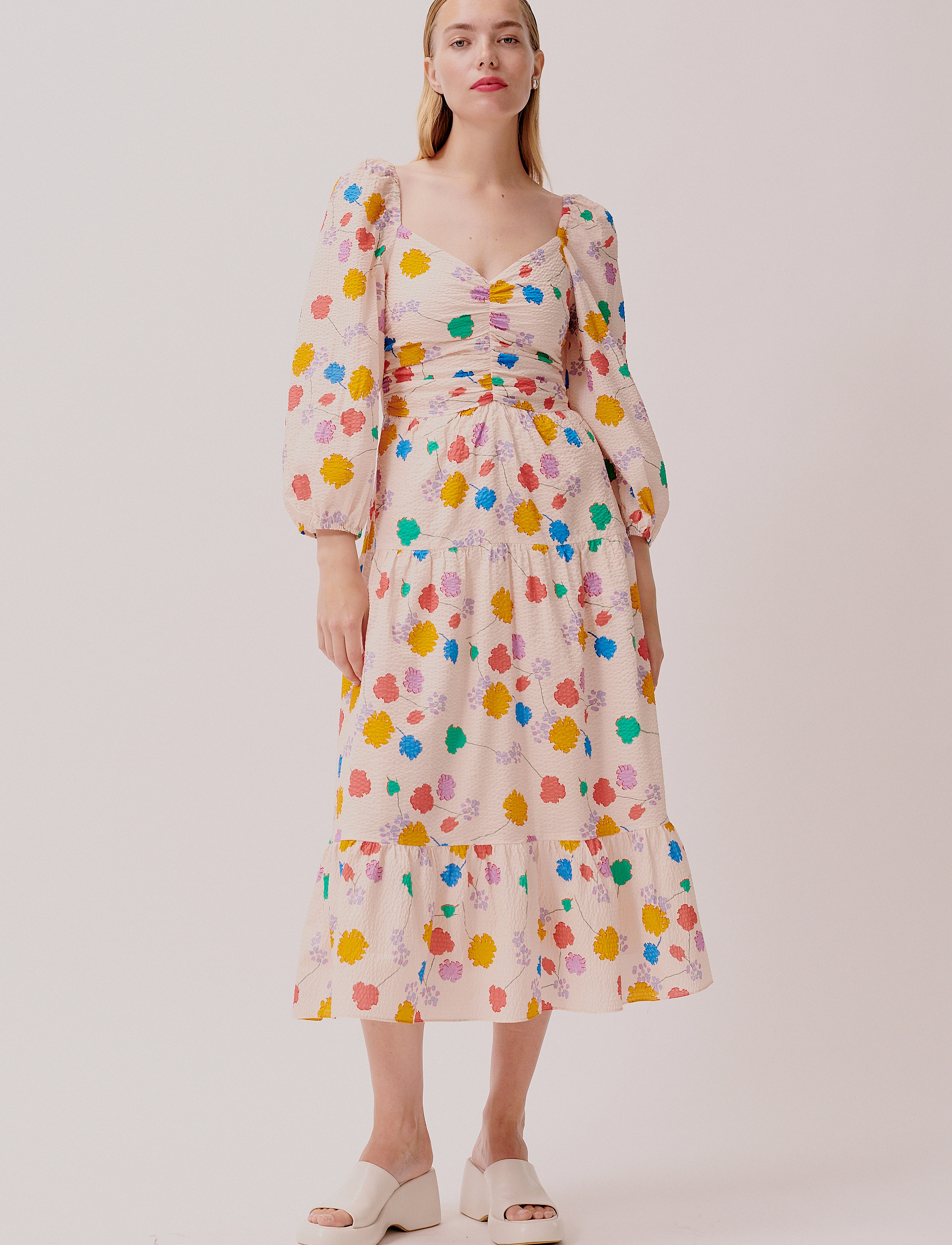 Hofmann Copenhagen Coralia, 34, Multi/patterned, Kjoler > Knælange Og Midi, Dame