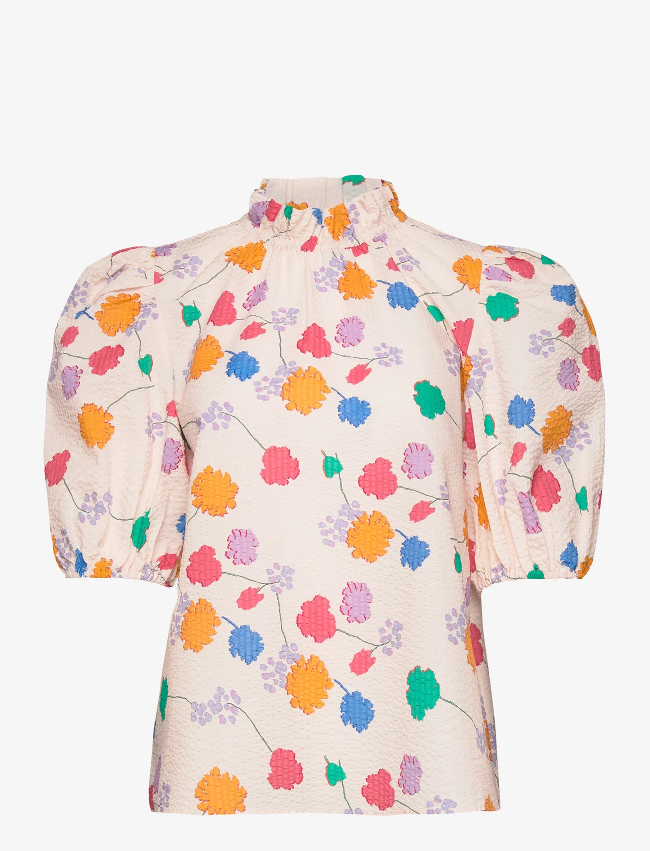 Hofmann Copenhagen - Ellie - short-sleeved blouses - carnation garden - 0