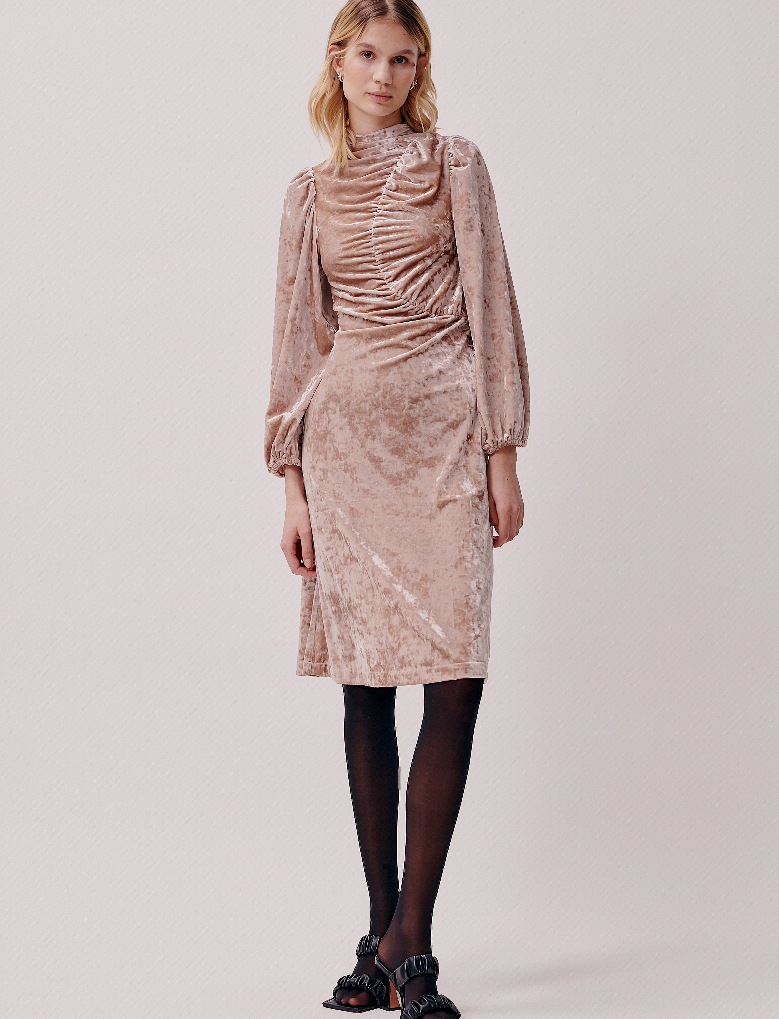Hofmann Copenhagen Fabienne, 34, Dresses, Gold - Knee-length & Midi, Frauen