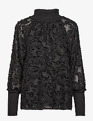 Hofmann Copenhagen - Brielle - long-sleeved blouses - black - 0