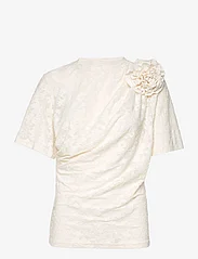 Hofmann Copenhagen - Pam - short-sleeved blouses - creme - 0