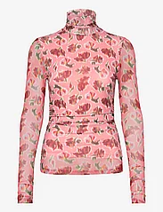 Hofmann Copenhagen - Clementine - long-sleeved blouses - geranium pink - 0