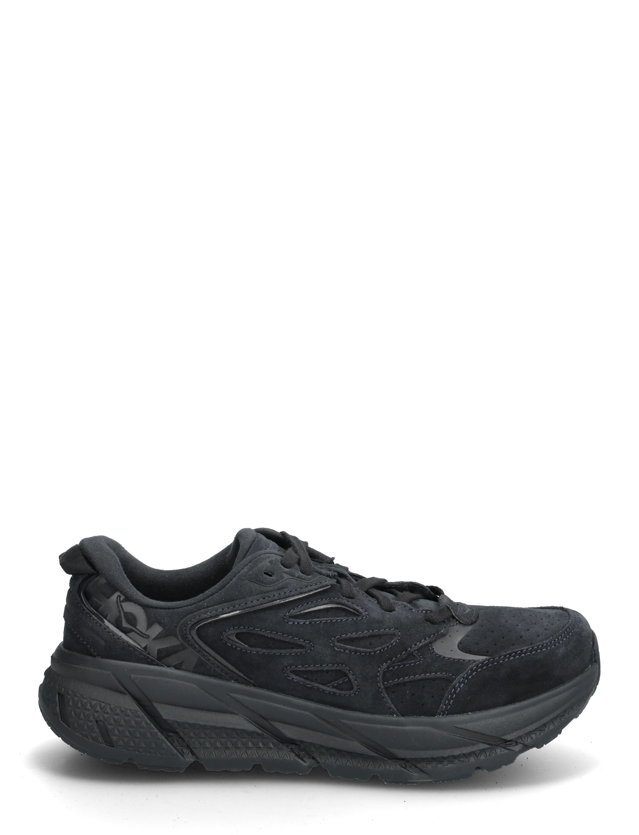 HOKA - Clifton L Suede - bblc-black / black - 1