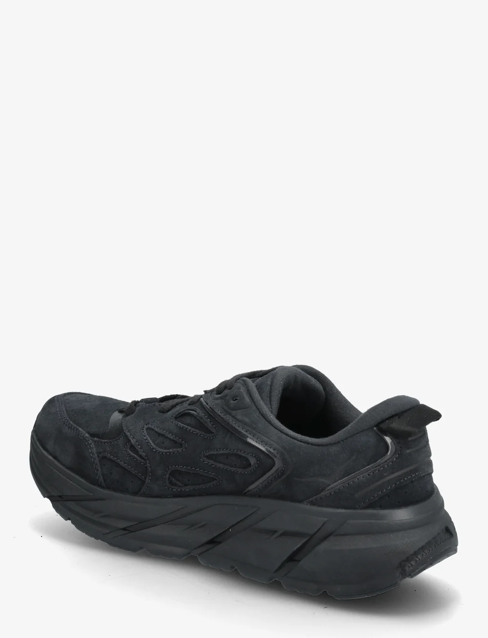 HOKA - Clifton L Suede - running shoes - bblc-black / black - 2