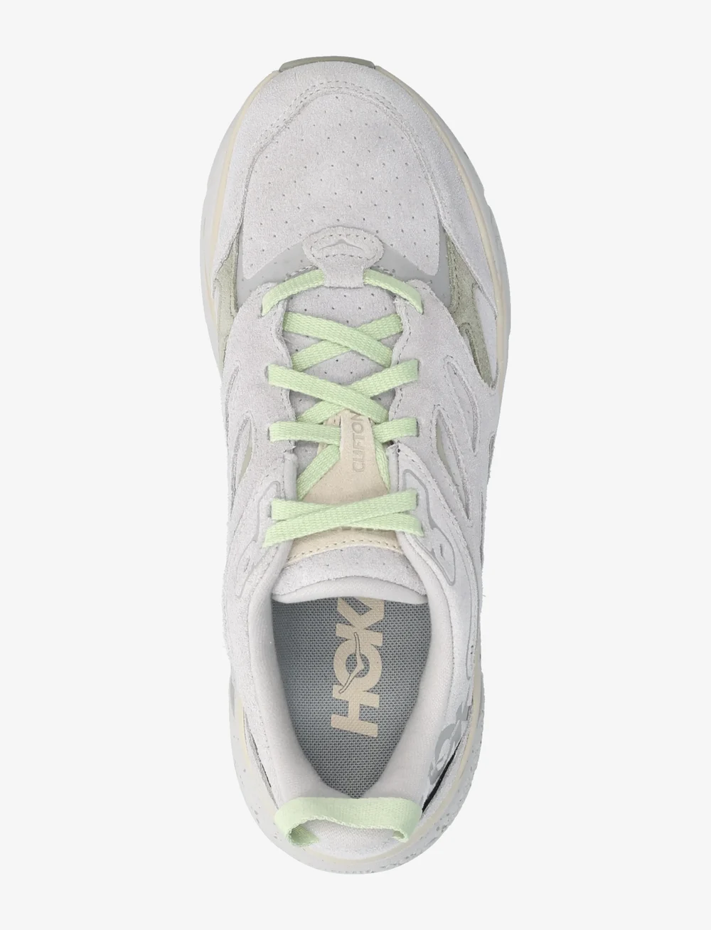 HOKA - Clifton L Suede - lave sneakers - vsb-vaporous / barley - 3