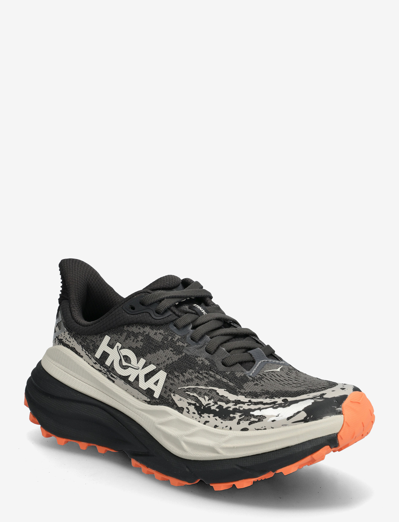 HOKA - W STINSON 7 - laufschuhe - black / putty - 0