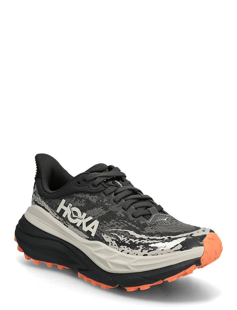 HOKA - W STINSON 7 - laufschuhe - black / putty - 0
