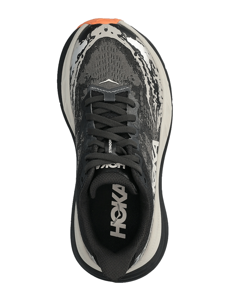 HOKA - W STINSON 7 - laufschuhe - black / putty - 3