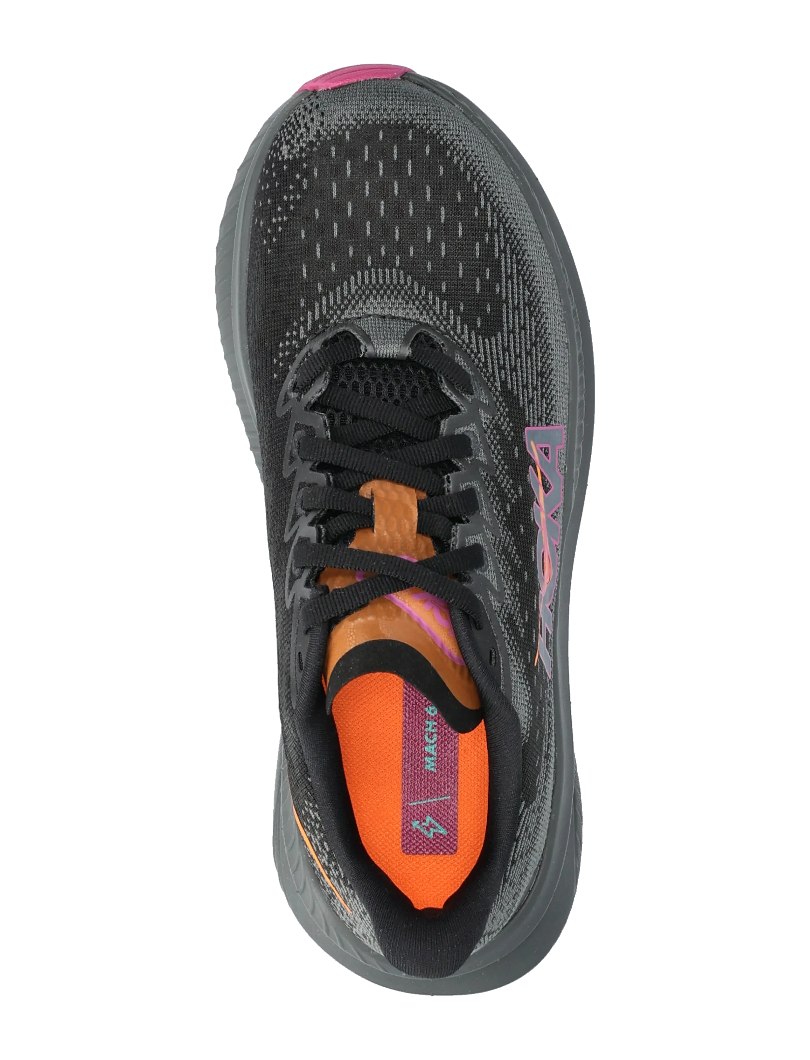 HOKA - Mach 6 - bkfs-black / fuchsia - 3