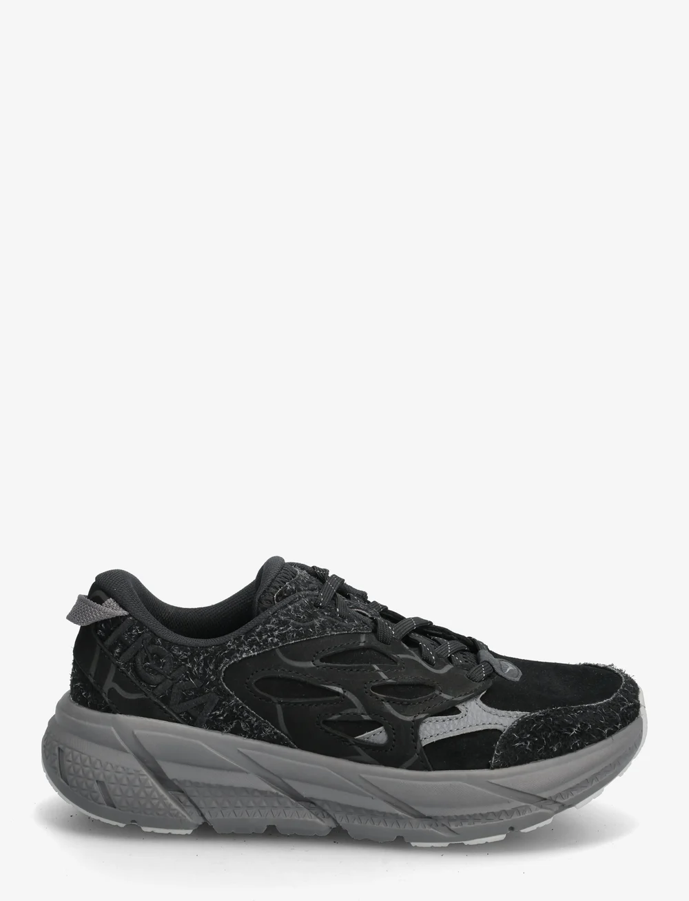 HOKA - Clifton L Suede TP - low tops - bckst-black / satellite grey - 1