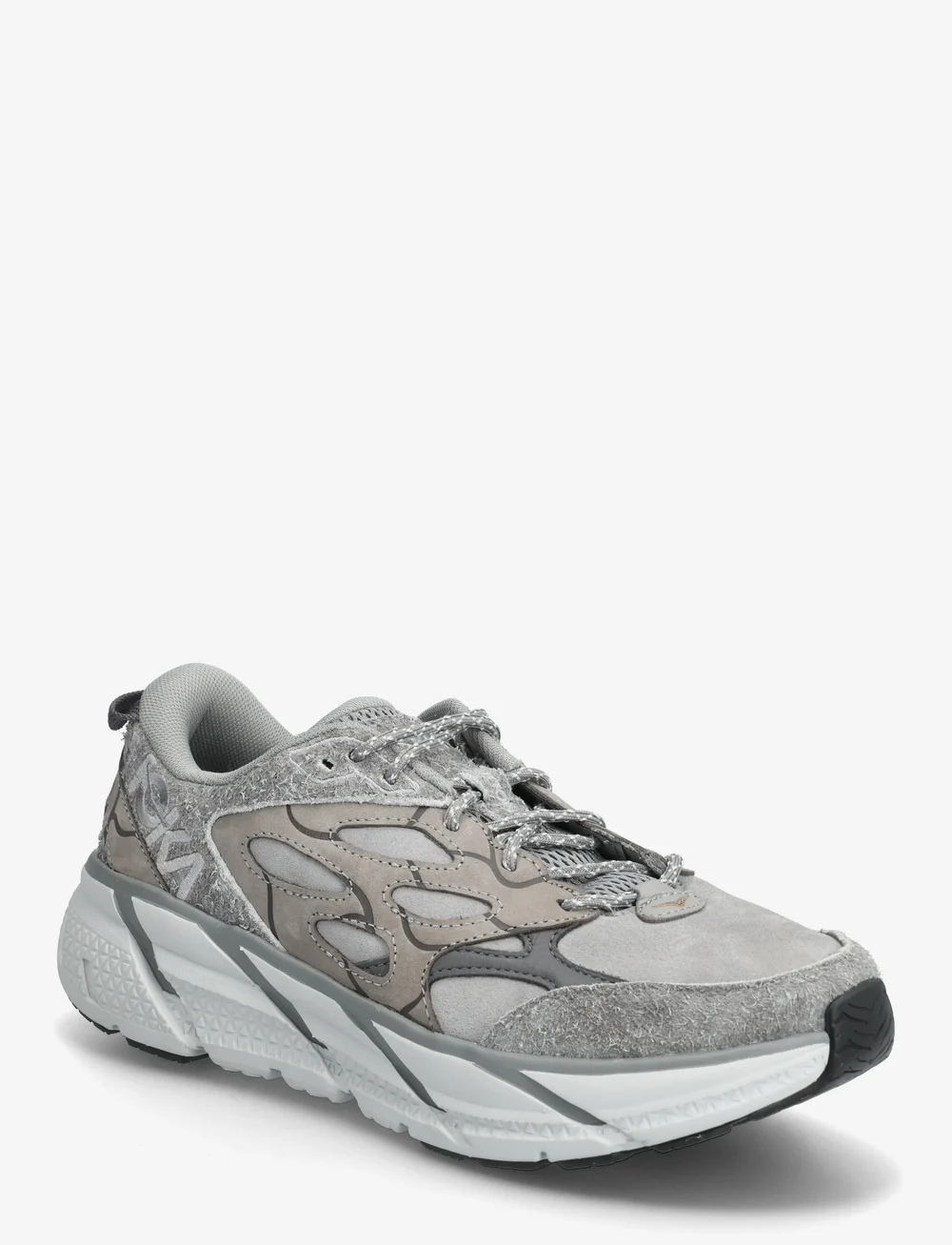 HOKA - Clifton L Suede TP - lave sneakers - gtl-galactic grey / satellite grey - 0