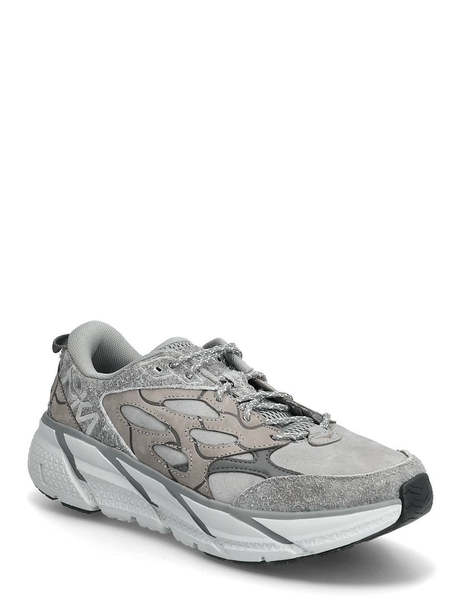 HOKA - Clifton L Suede TP - niedrige sneakers - gtl-galactic grey / satellite grey - 0