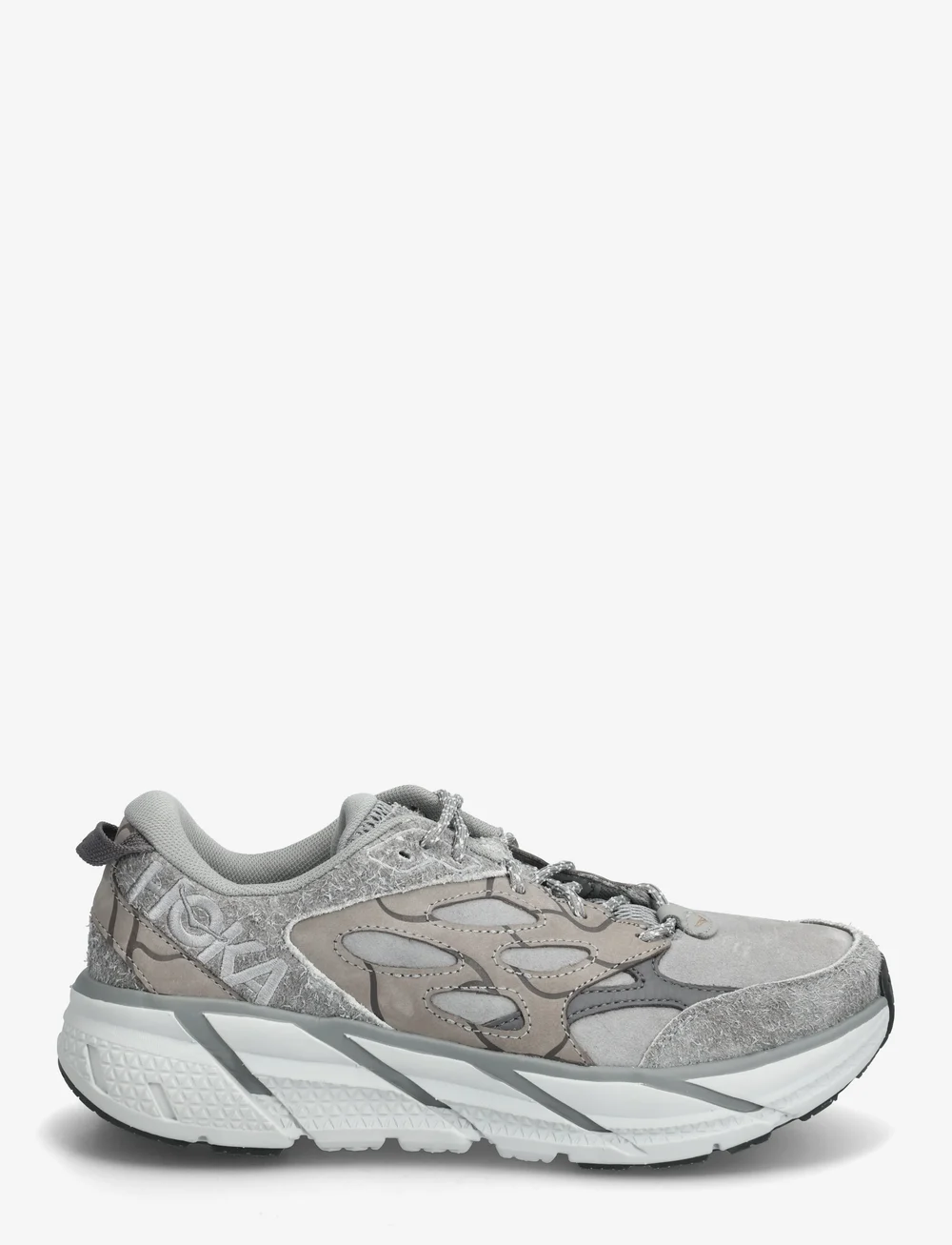 HOKA - Clifton L Suede TP - lave sneakers - gtl-galactic grey / satellite grey - 1