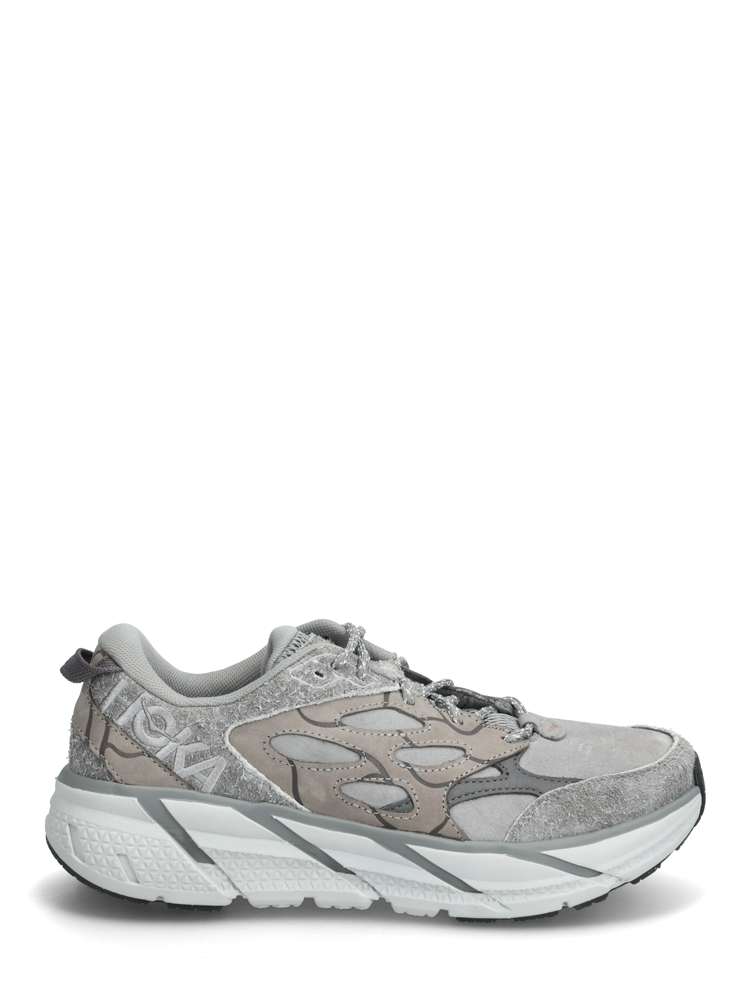 HOKA - Clifton L Suede TP - niedrige sneakers - gtl-galactic grey / satellite grey - 1