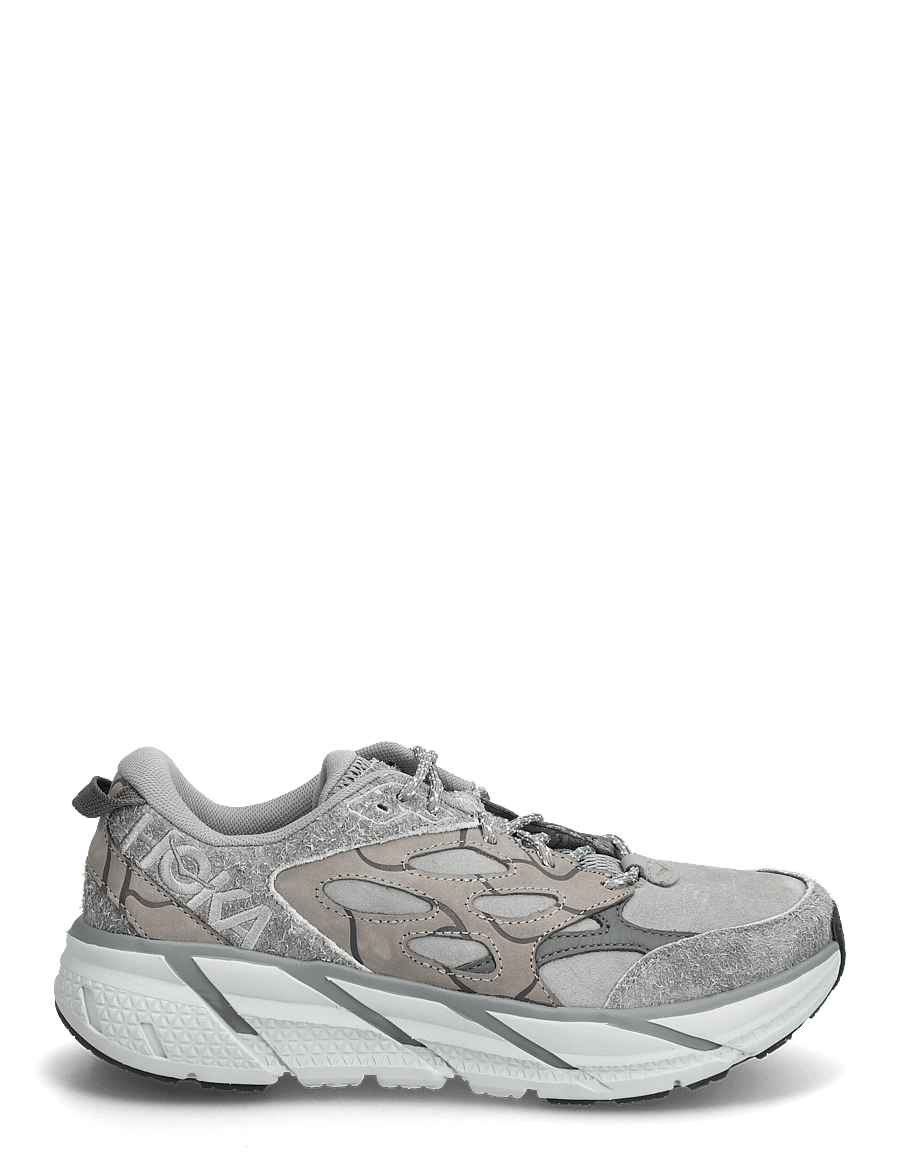 HOKA - Clifton L Suede TP - niedrige sneakers - gtl-galactic grey / satellite grey - 1