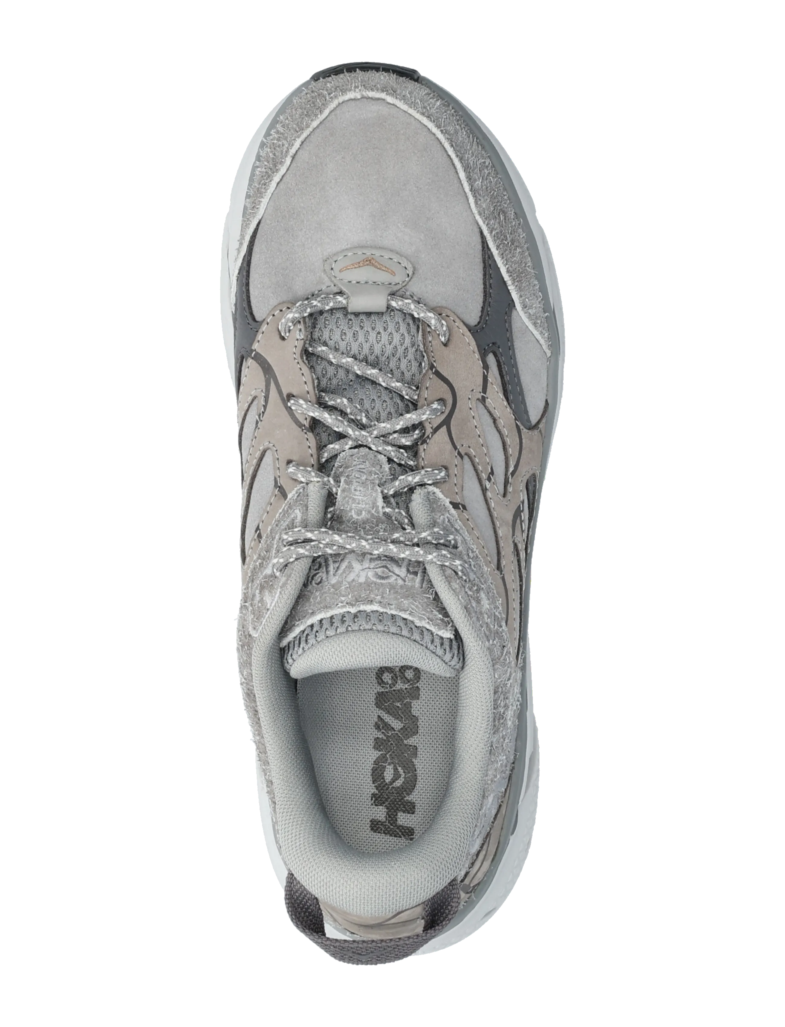 HOKA - Clifton L Suede TP - niedrige sneakers - gtl-galactic grey / satellite grey - 3
