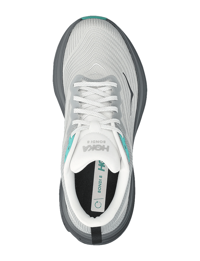 HOKA - Bondi 8 TS - låga sneakers - hrm-harbor mist / black b - 3