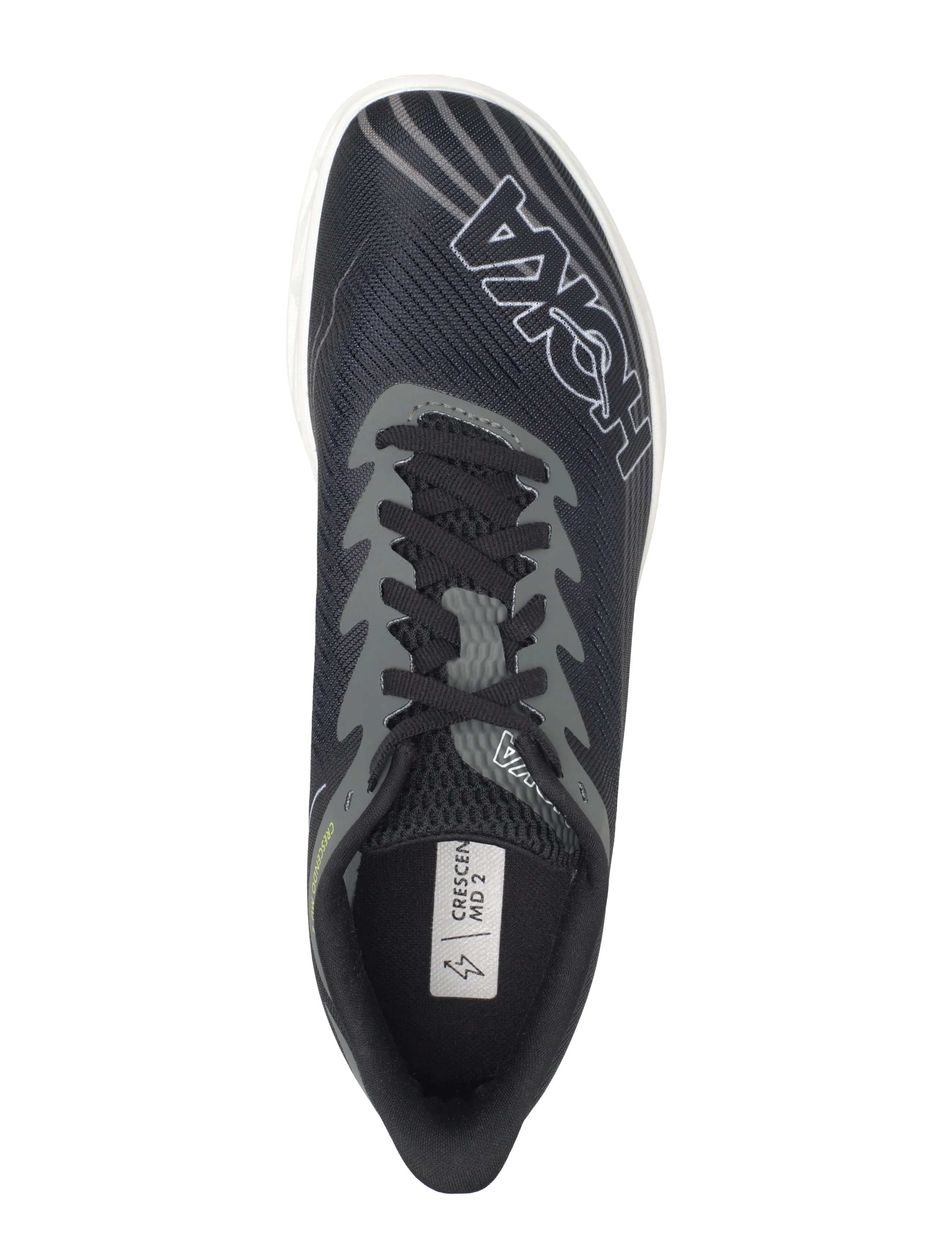 HOKA - Crescendo MD 2 - laufschuhe - bwht-black / white - 3