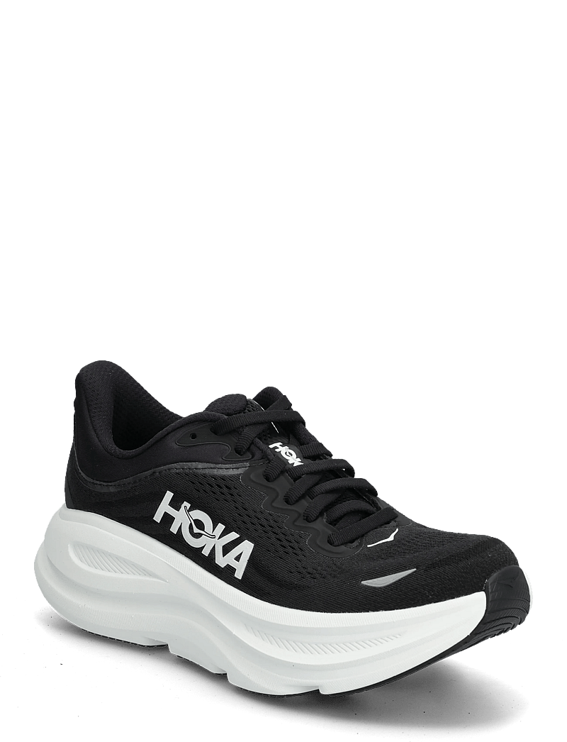 HOKA - W BONDI 9 - löparskor - black / white - 0