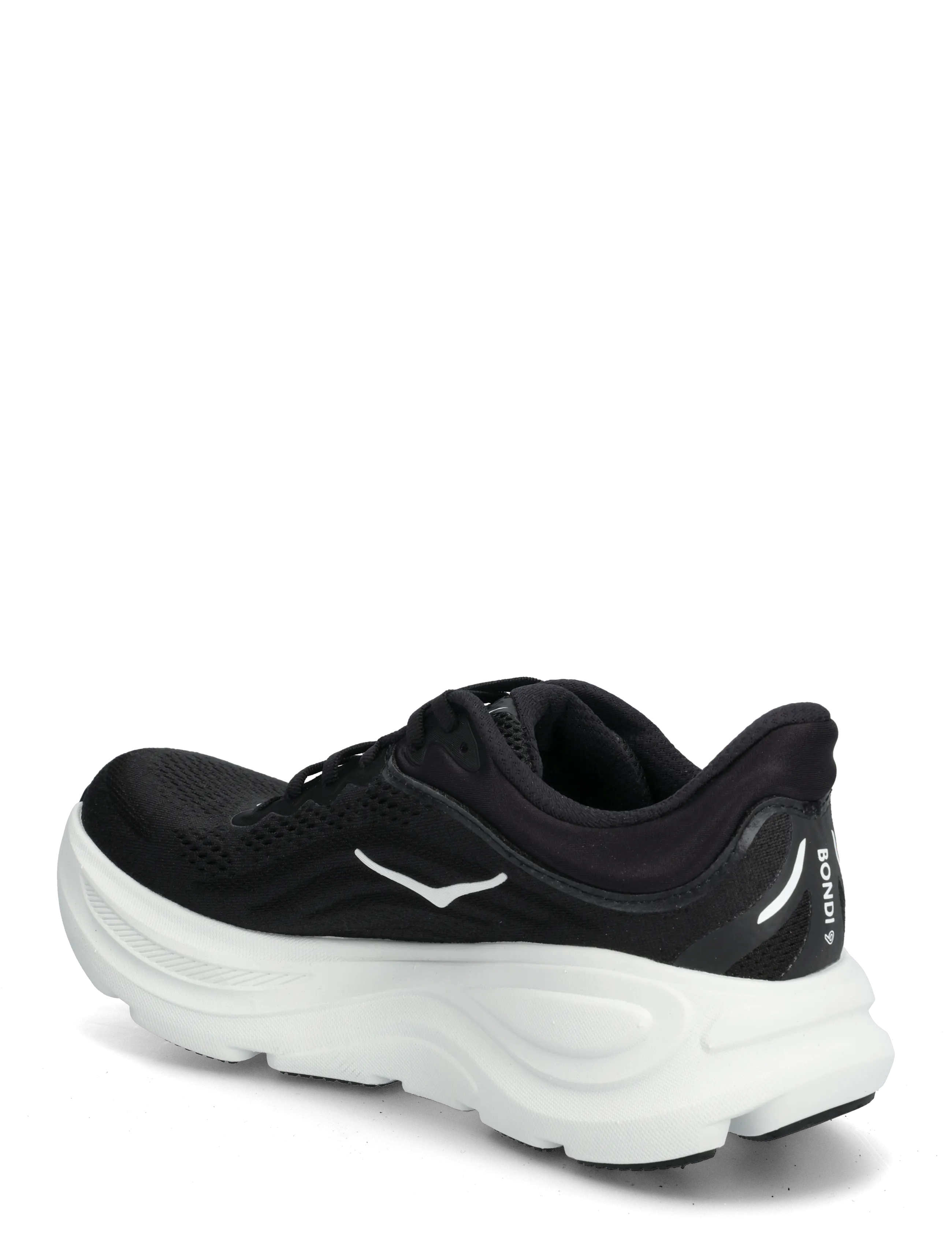 HOKA - W BONDI 9 - løbesko - black / white - 2