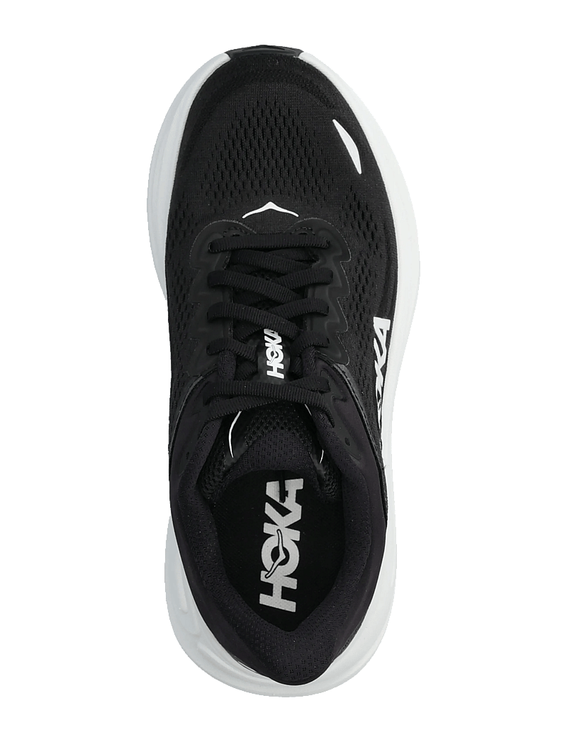 HOKA - W BONDI 9 - löparskor - black / white - 3