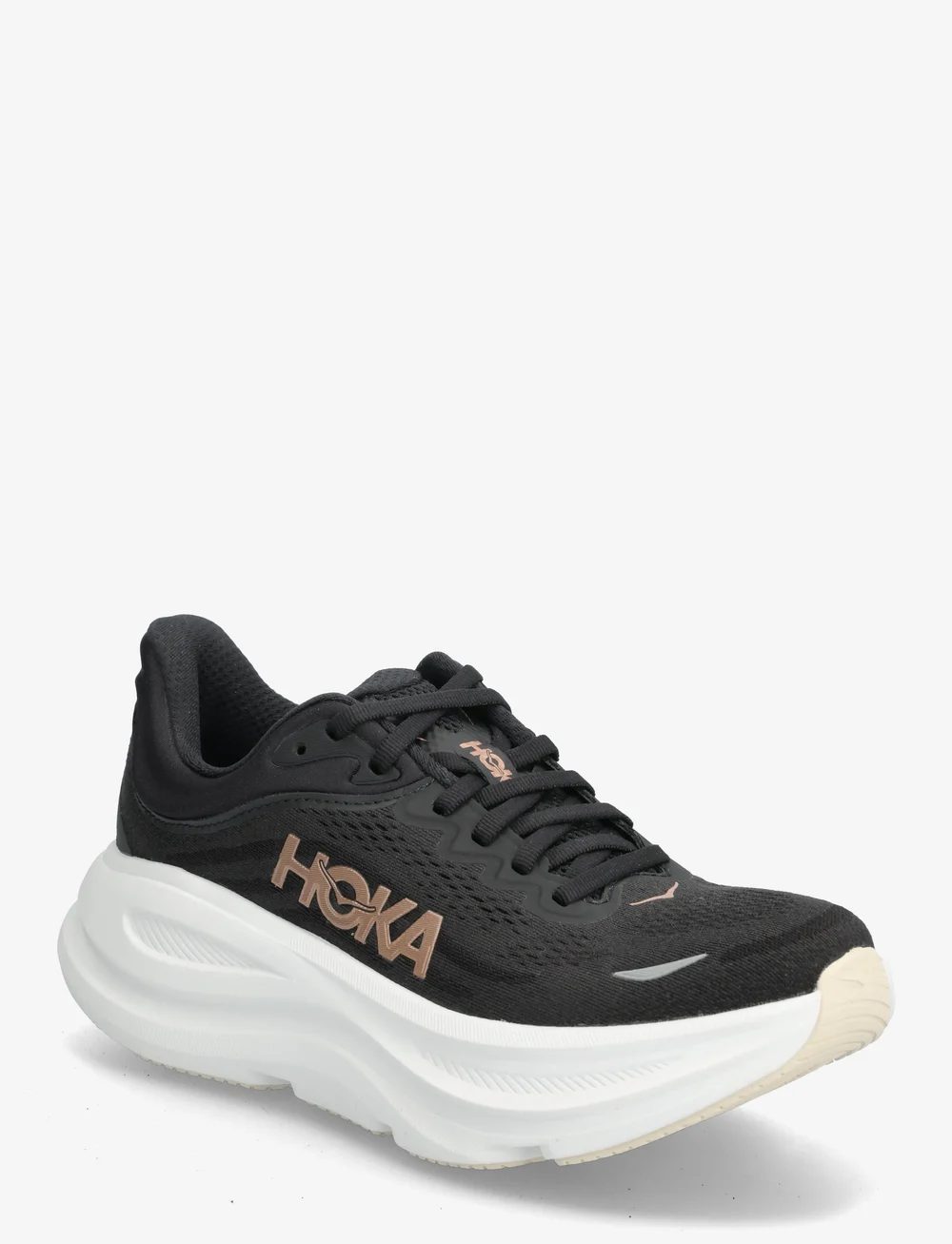 HOKA - Bondi 9 - jooksujalatsid - brgl-black / rose gold - 0