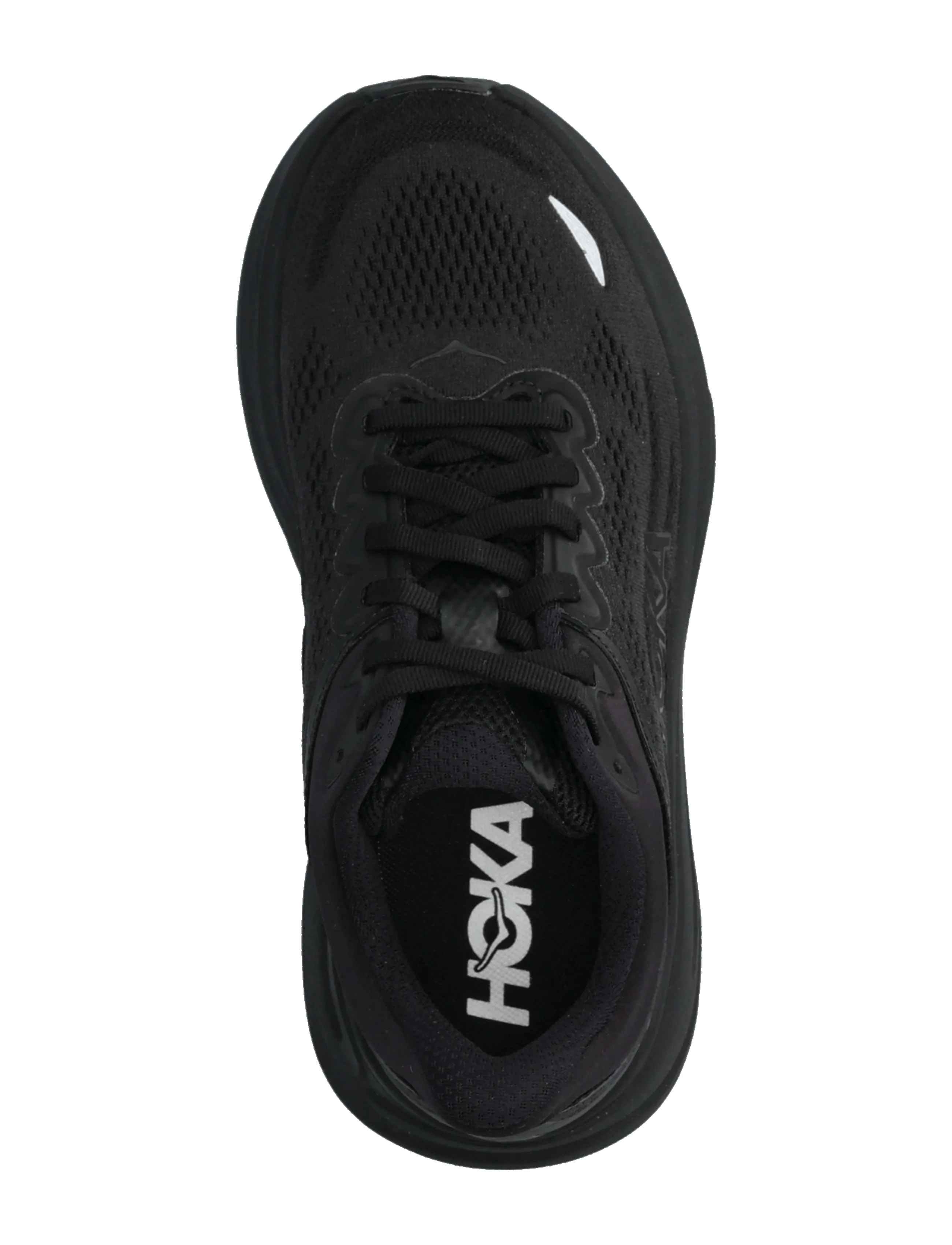 HOKA - W BONDI 9 WIDE - jooksujalatsid - bblc-black / black - 3